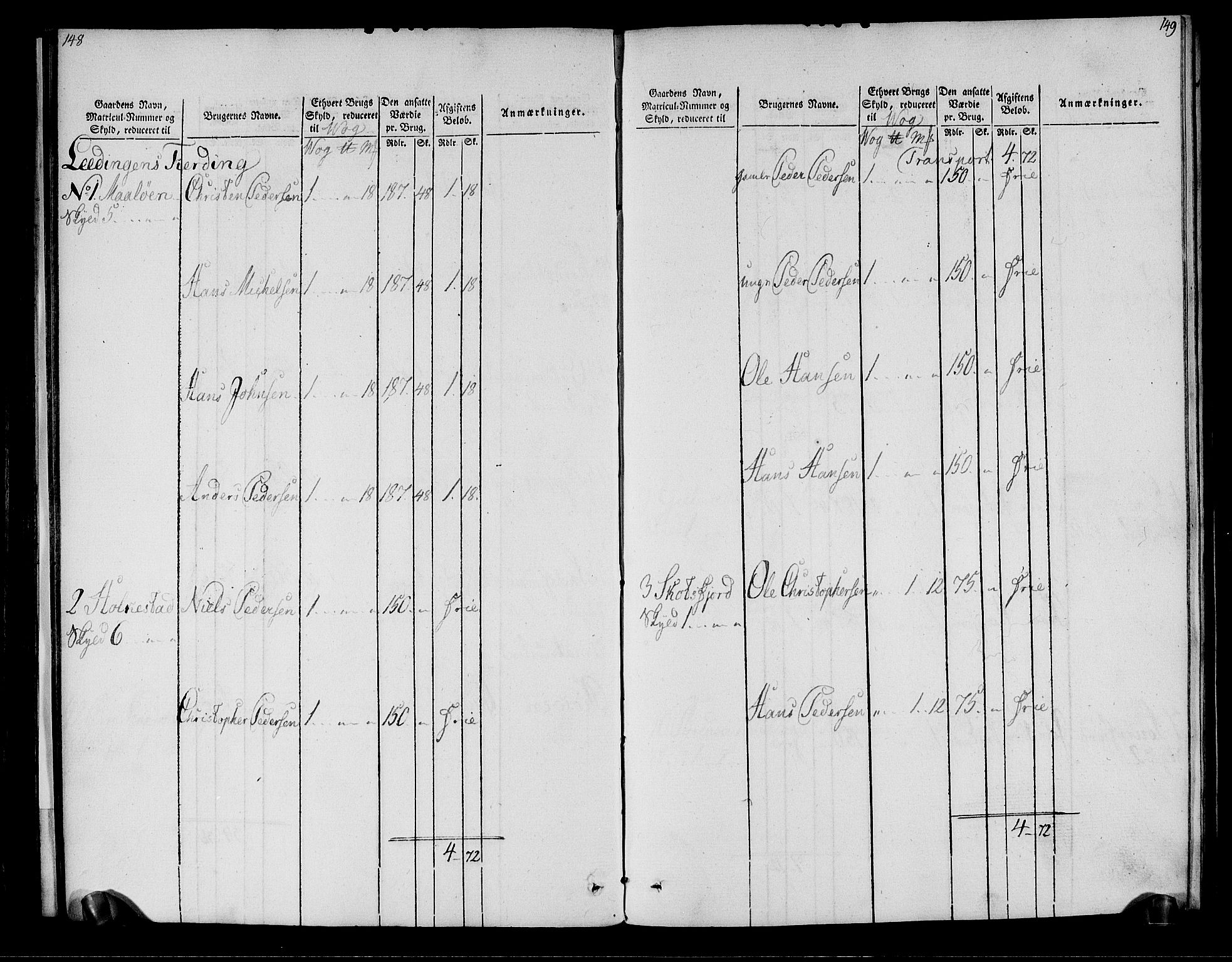 Rentekammeret inntil 1814, Realistisk ordnet avdeling, AV/RA-EA-4070/N/Ne/Nea/L0161: Salten fogderi. Oppebørselsregister, 1803-1804, s. 76