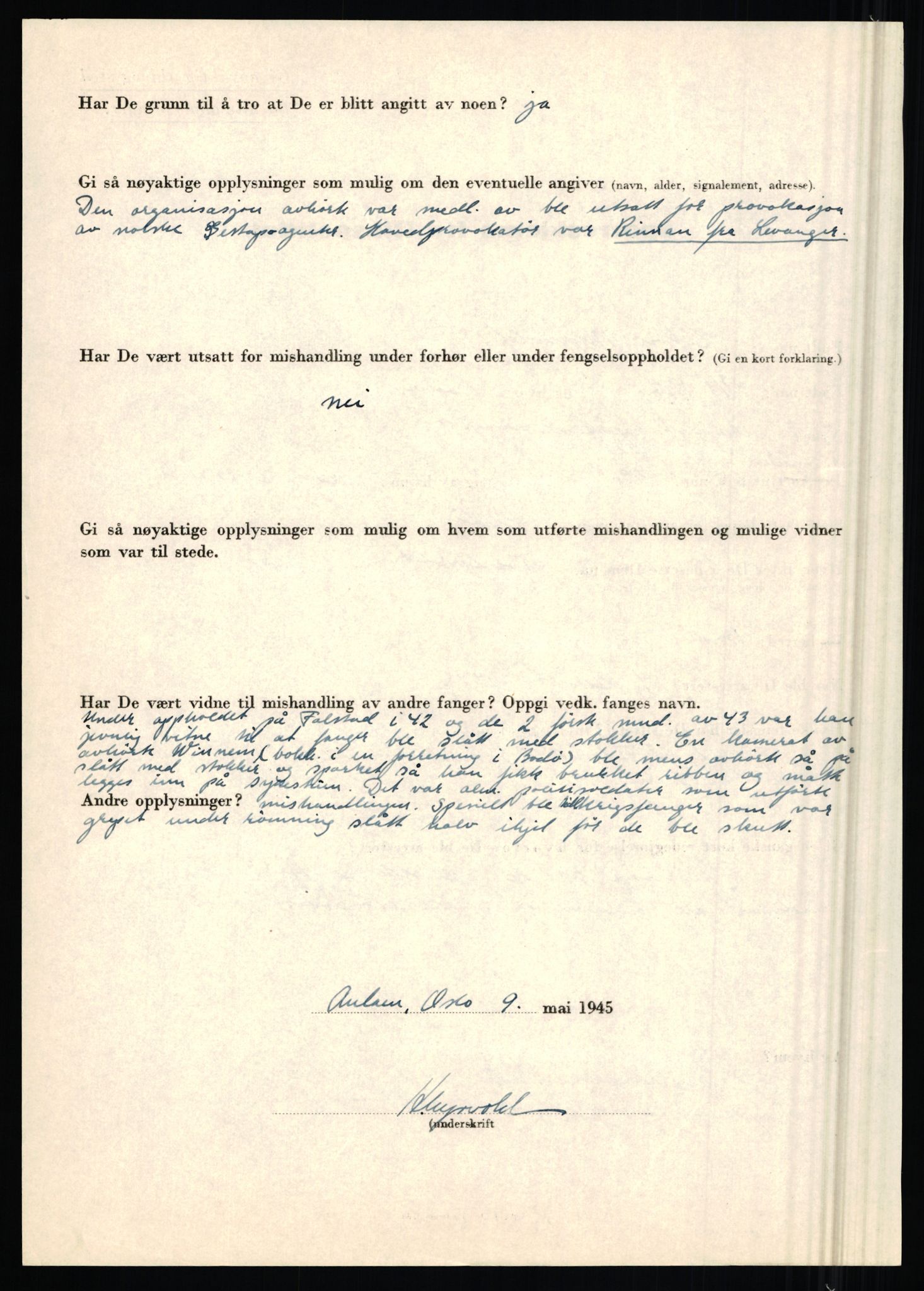 Rikspolitisjefen, AV/RA-S-1560/L/L0012: Mogensen, Øivind - Noraas, Lars, 1940-1945, s. 283