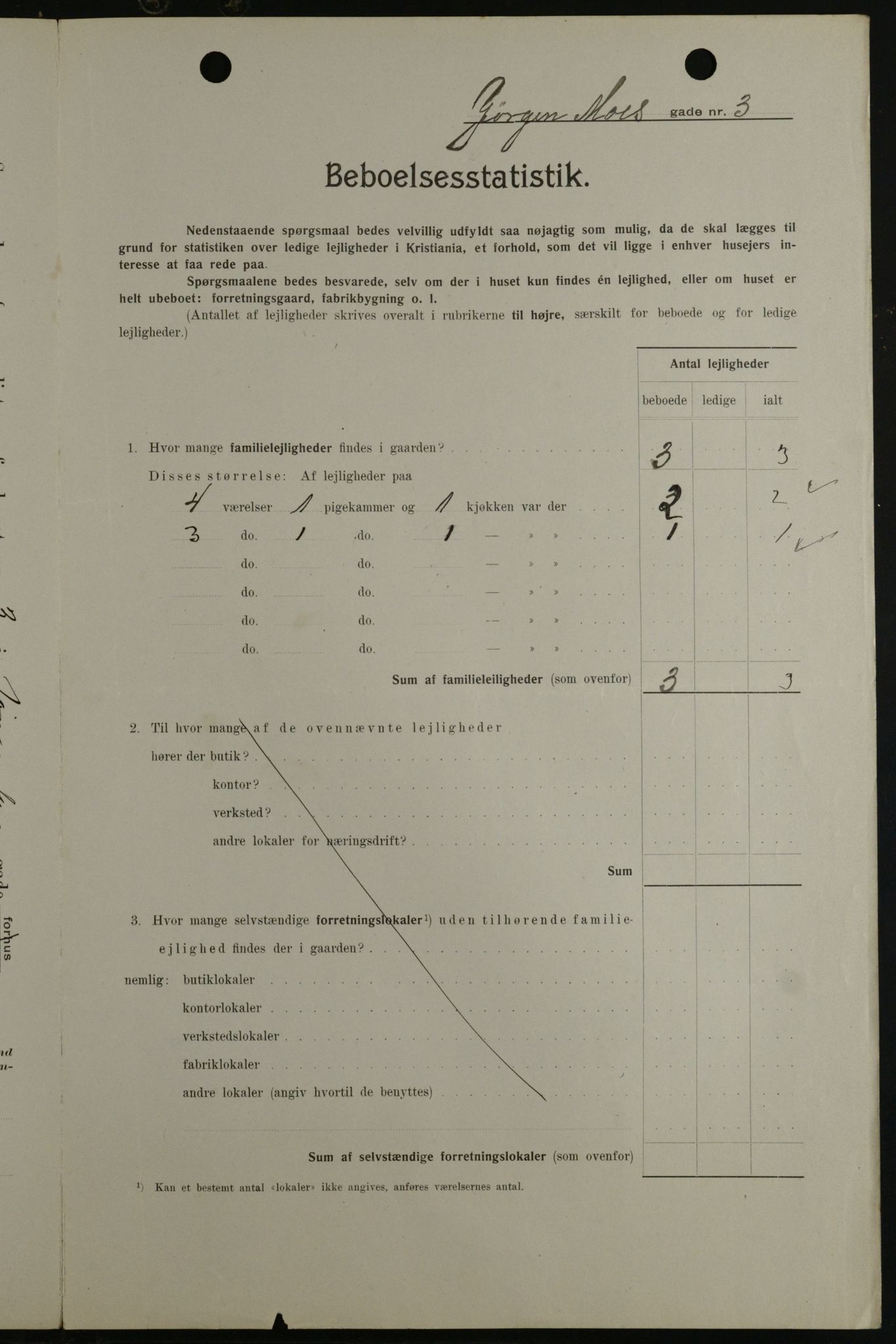 OBA, Kommunal folketelling 1.2.1908 for Kristiania kjøpstad, 1908, s. 42675