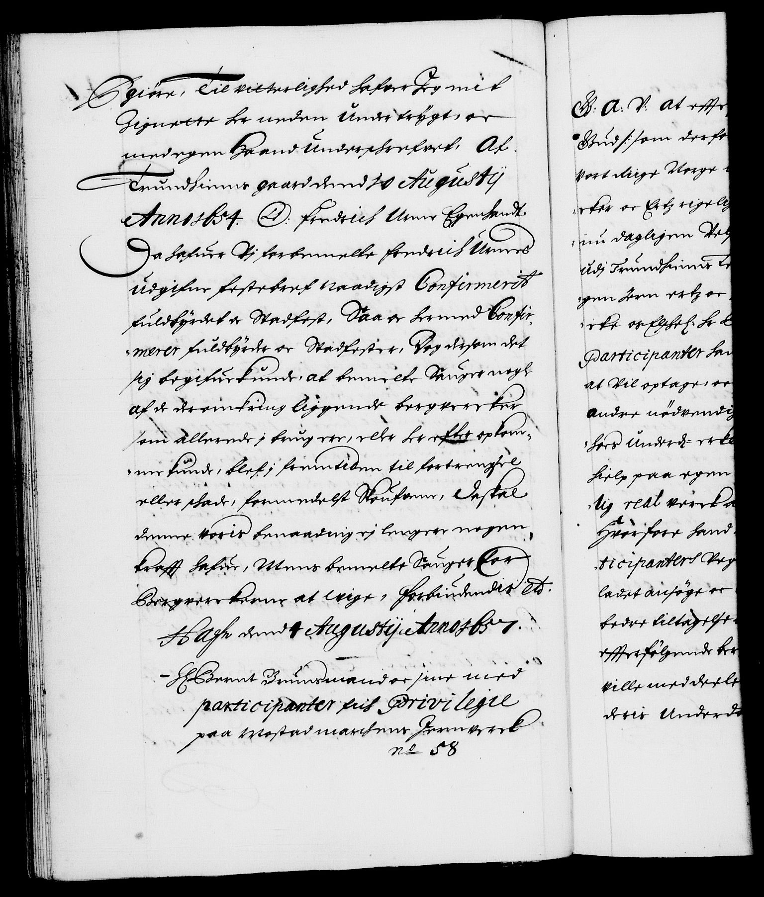 Danske Kanselli 1572-1799, AV/RA-EA-3023/F/Fc/Fca/Fcaa/L0009: Norske registre (mikrofilm), 1657-1660, s. 47b