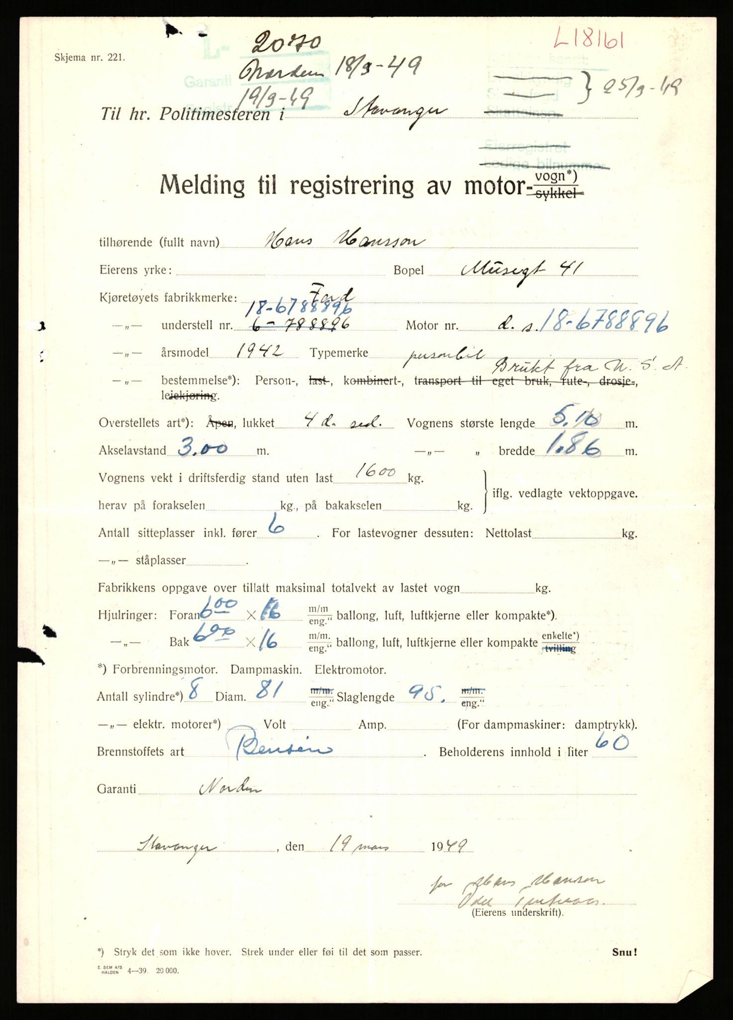 Stavanger trafikkstasjon, AV/SAST-A-101942/0/F/L0006: L-1700 - L-2149, 1930-1971, s. 1637