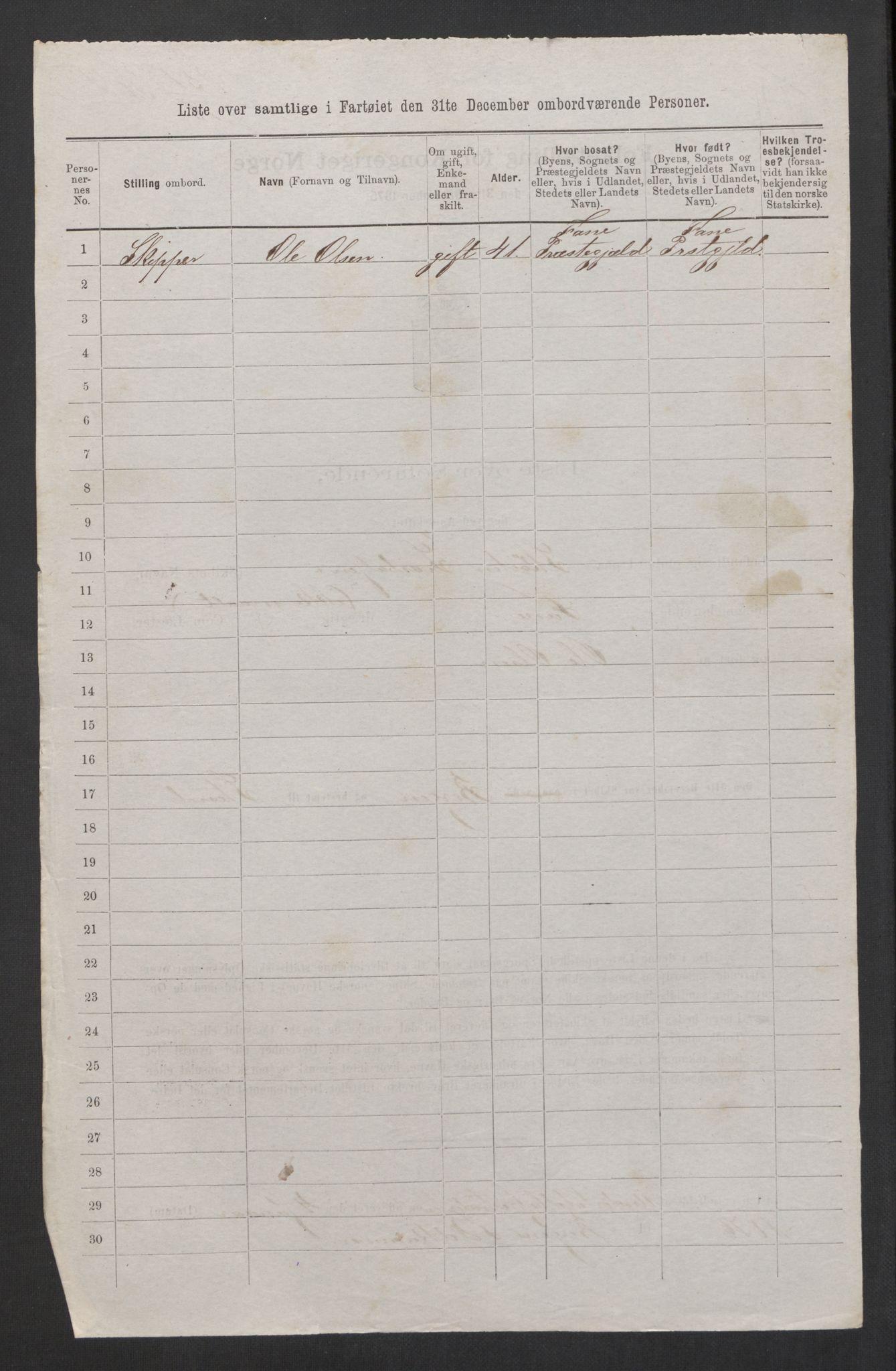 RA, Folketelling 1875, skipslister: Skip i innenrikske havner, hjemmehørende i 1) landdistrikter, 2) forskjellige steder, 3) utlandet, 1875, s. 107