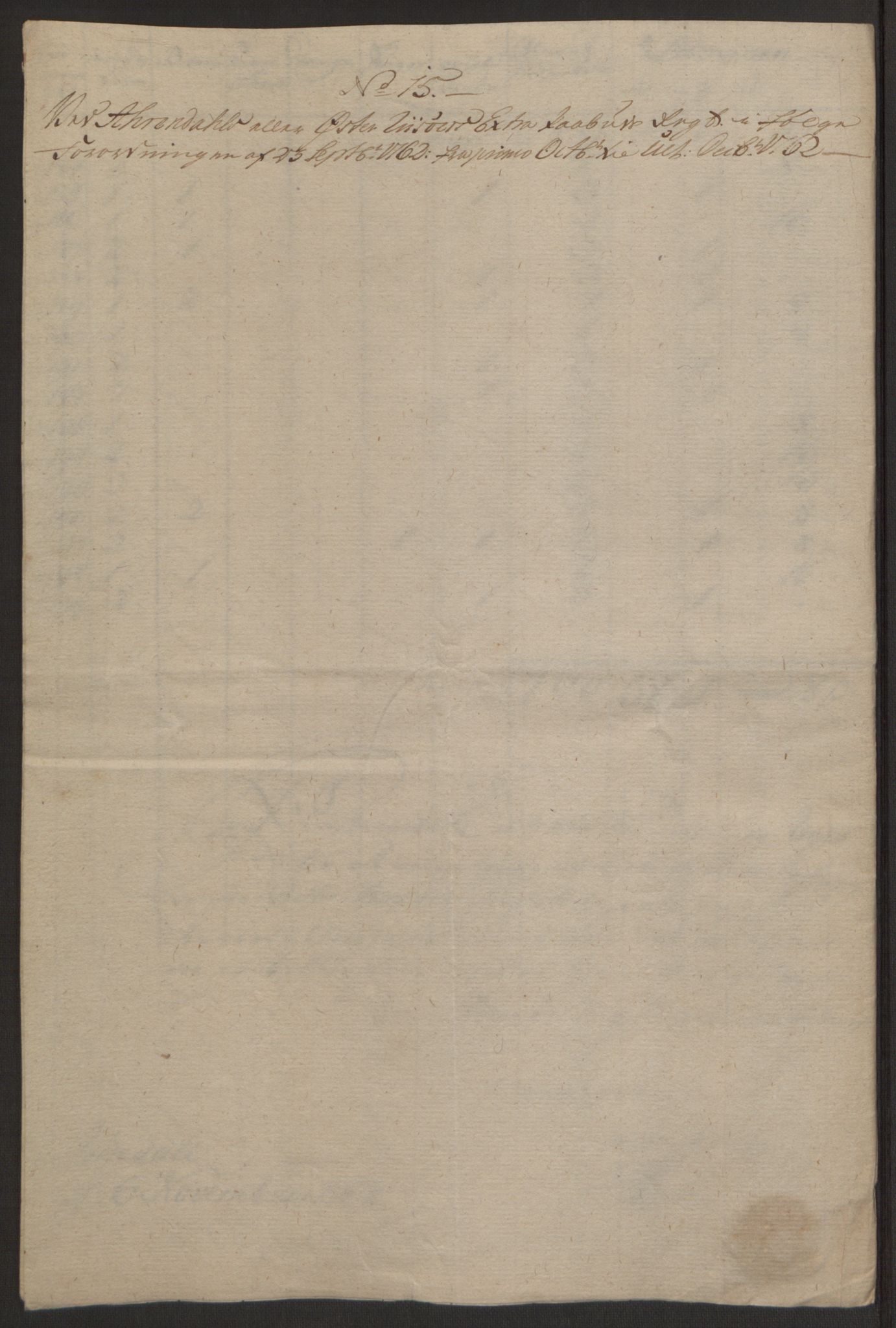 Rentekammeret inntil 1814, Reviderte regnskaper, Byregnskaper, AV/RA-EA-4066/R/Rl/L0230/0001: [L4] Kontribusjonsregnskap / Ekstraskatt, 1762-1764, s. 89