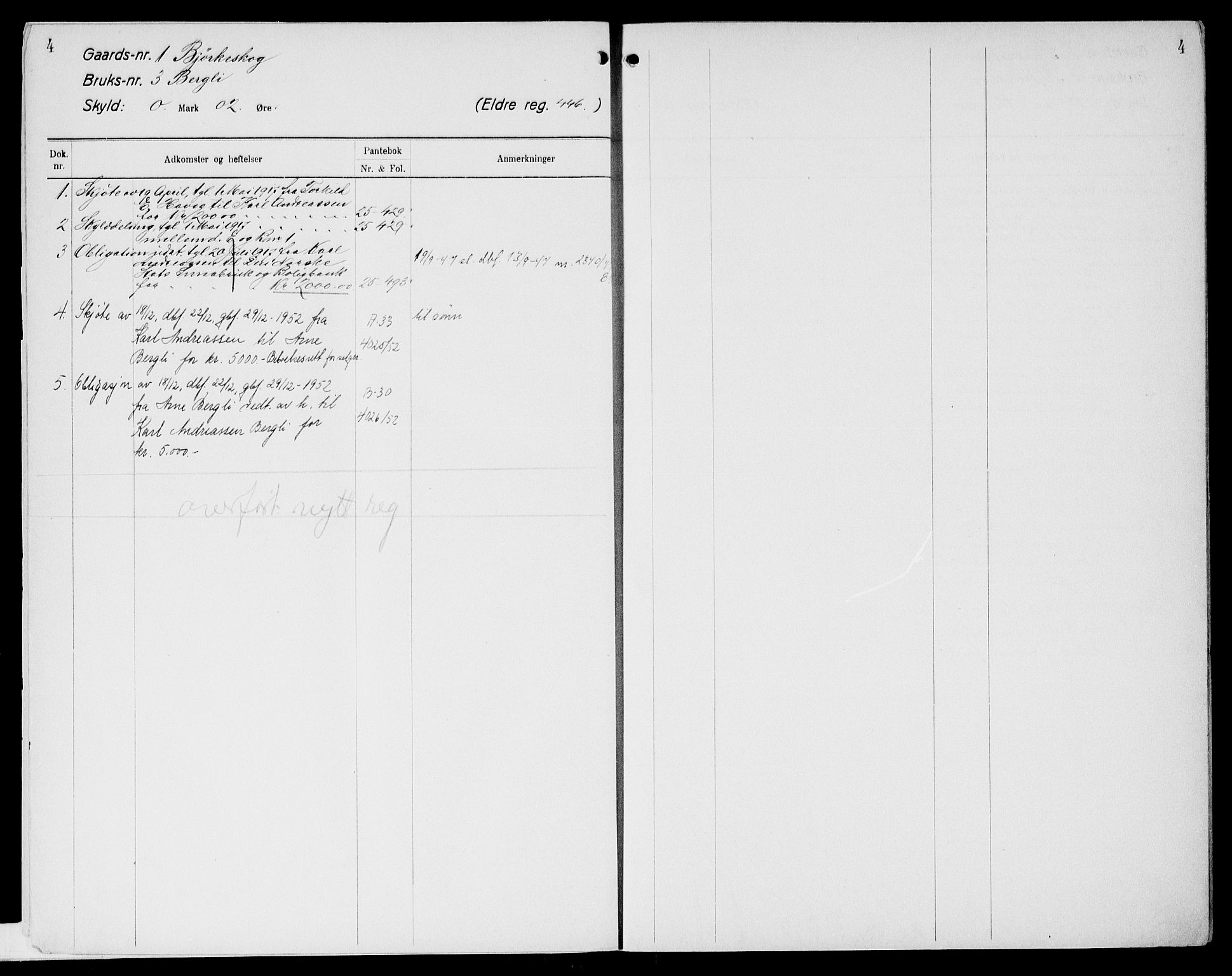 Moss sorenskriveri, SAO/A-10168: Panteregister nr. X 1, 1792-1960, s. 4