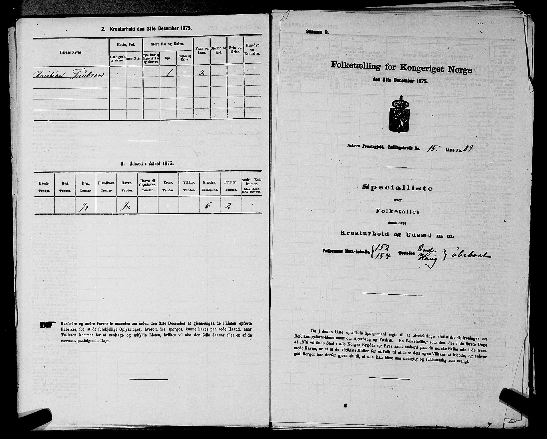 RA, Folketelling 1875 for 0220P Asker prestegjeld, 1875, s. 2632