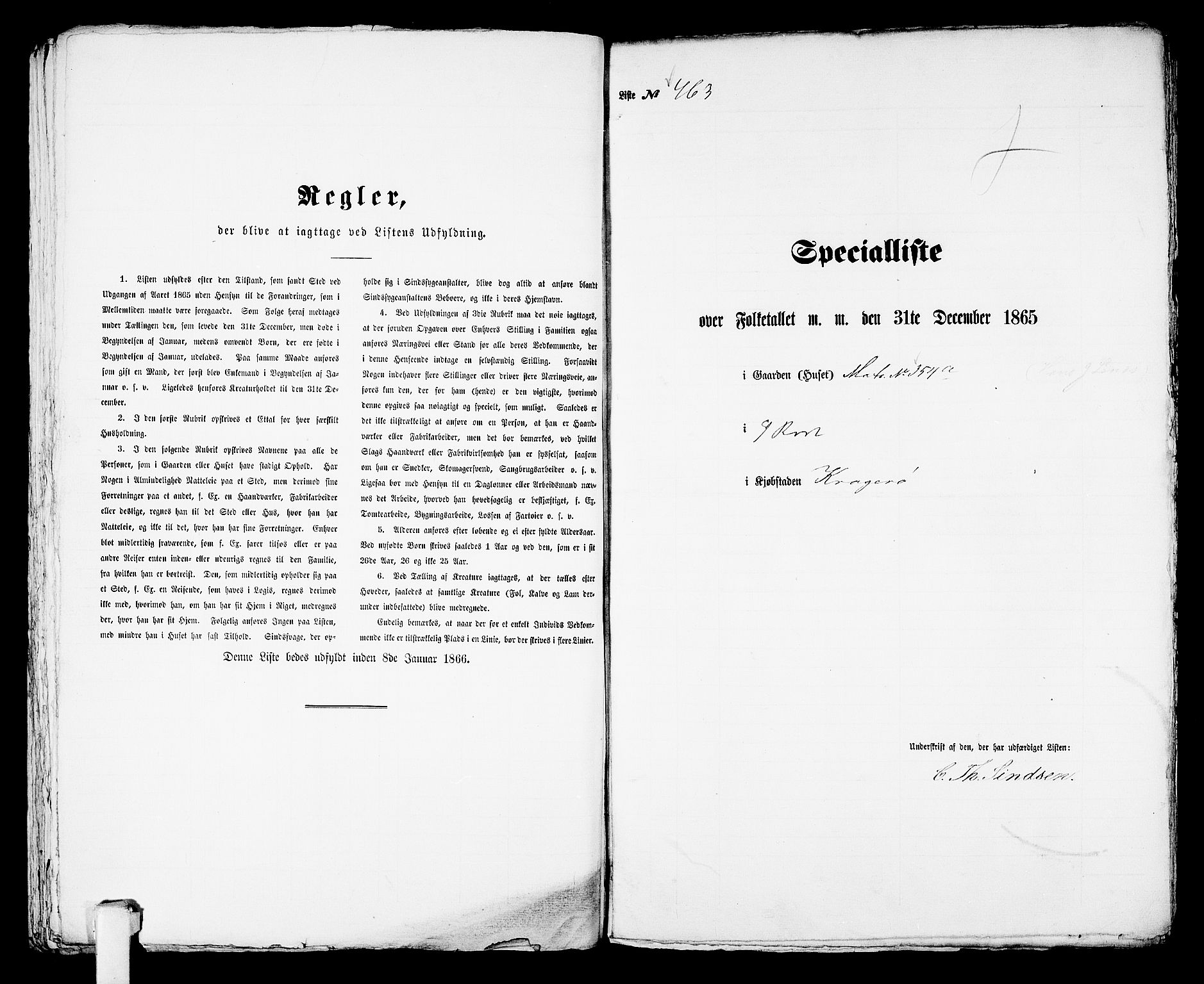 RA, Folketelling 1865 for 0801B Kragerø prestegjeld, Kragerø kjøpstad, 1865, s. 942