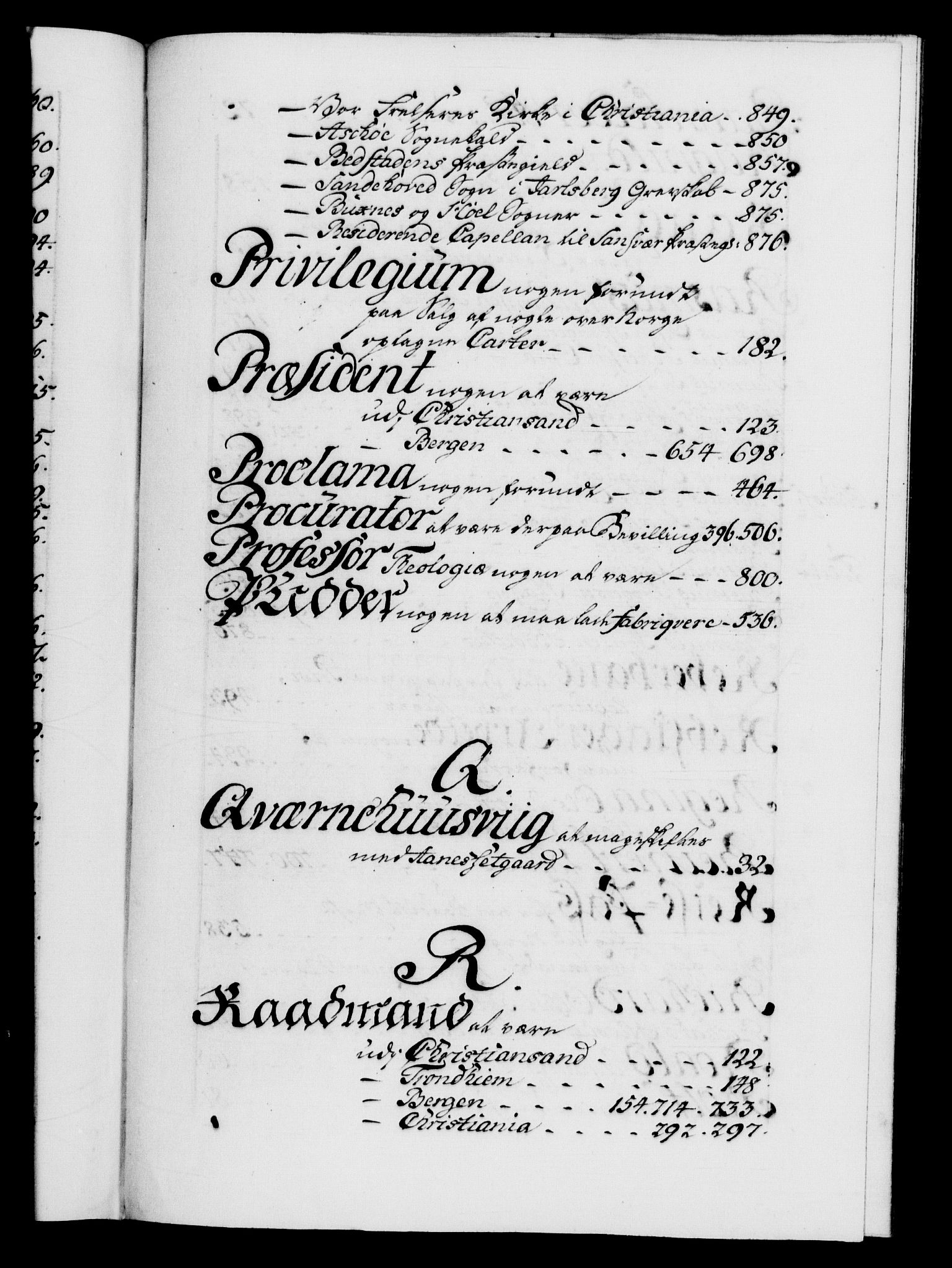 Danske Kanselli 1572-1799, AV/RA-EA-3023/F/Fc/Fca/Fcaa/L0041: Norske registre, 1760-1762