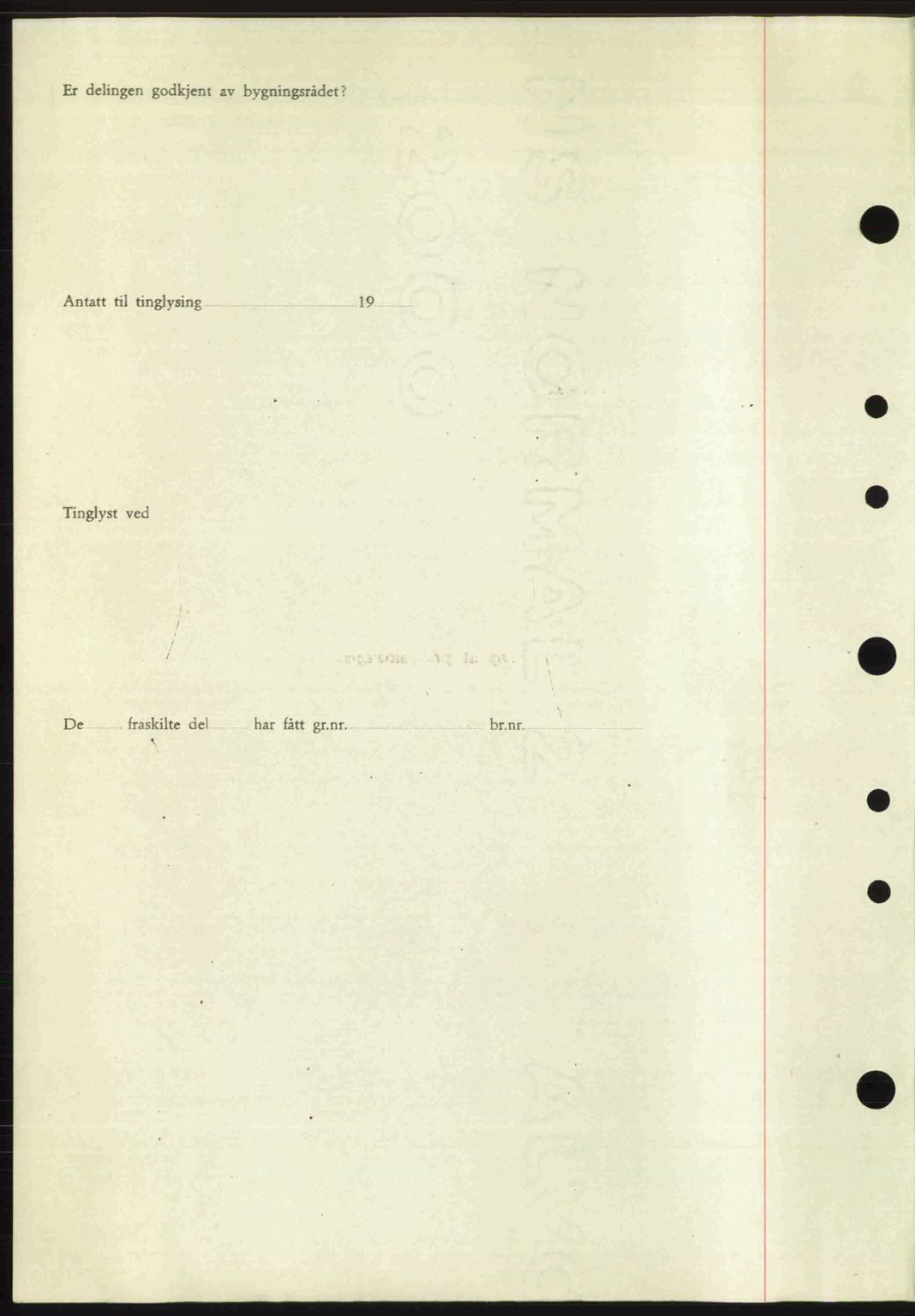 Nordre Sunnmøre sorenskriveri, AV/SAT-A-0006/1/2/2C/2Ca: Pantebok nr. A25, 1947-1947, Dagboknr: 1899/1947