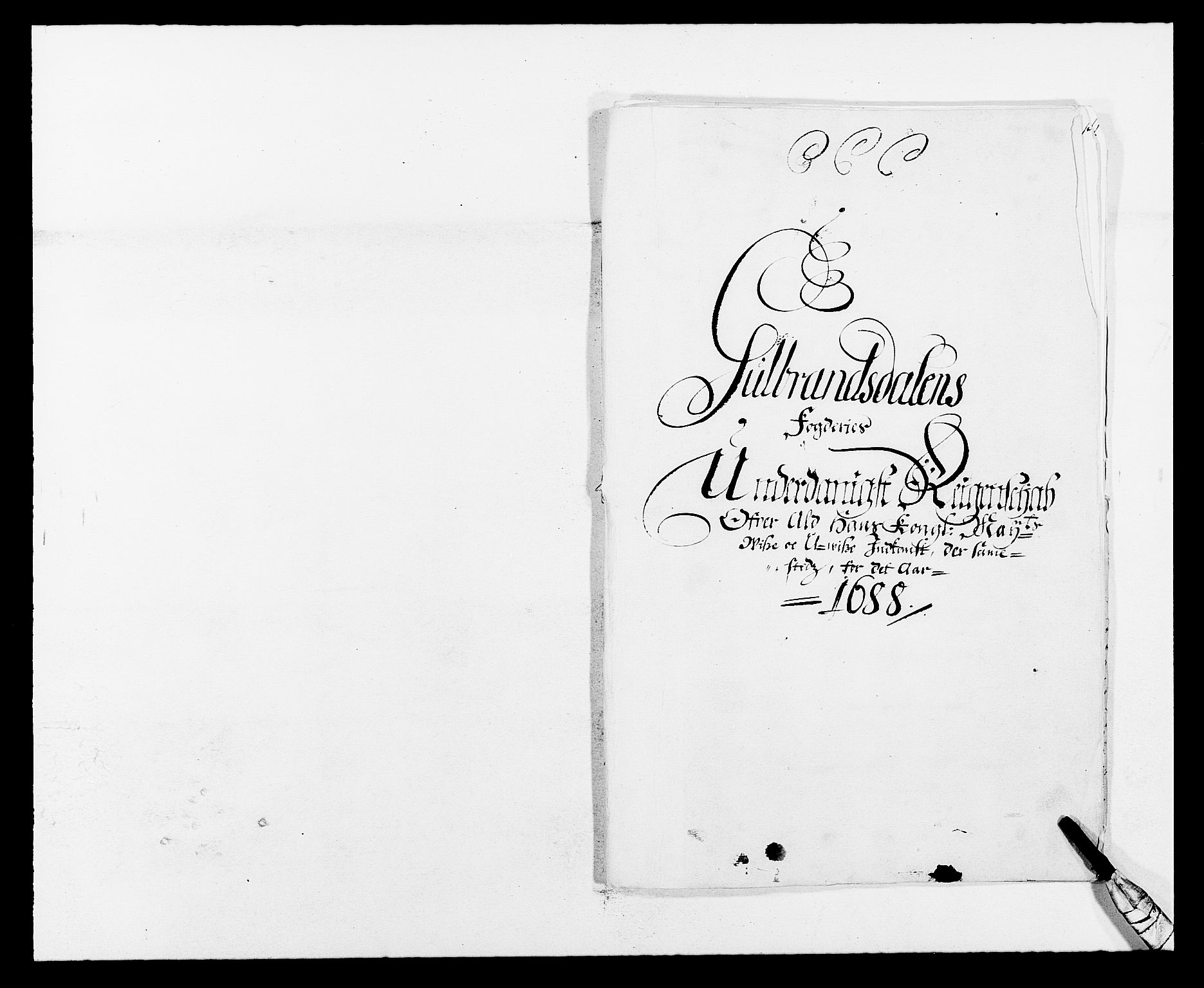 Rentekammeret inntil 1814, Reviderte regnskaper, Fogderegnskap, RA/EA-4092/R17/L1163: Fogderegnskap Gudbrandsdal, 1682-1689, s. 1