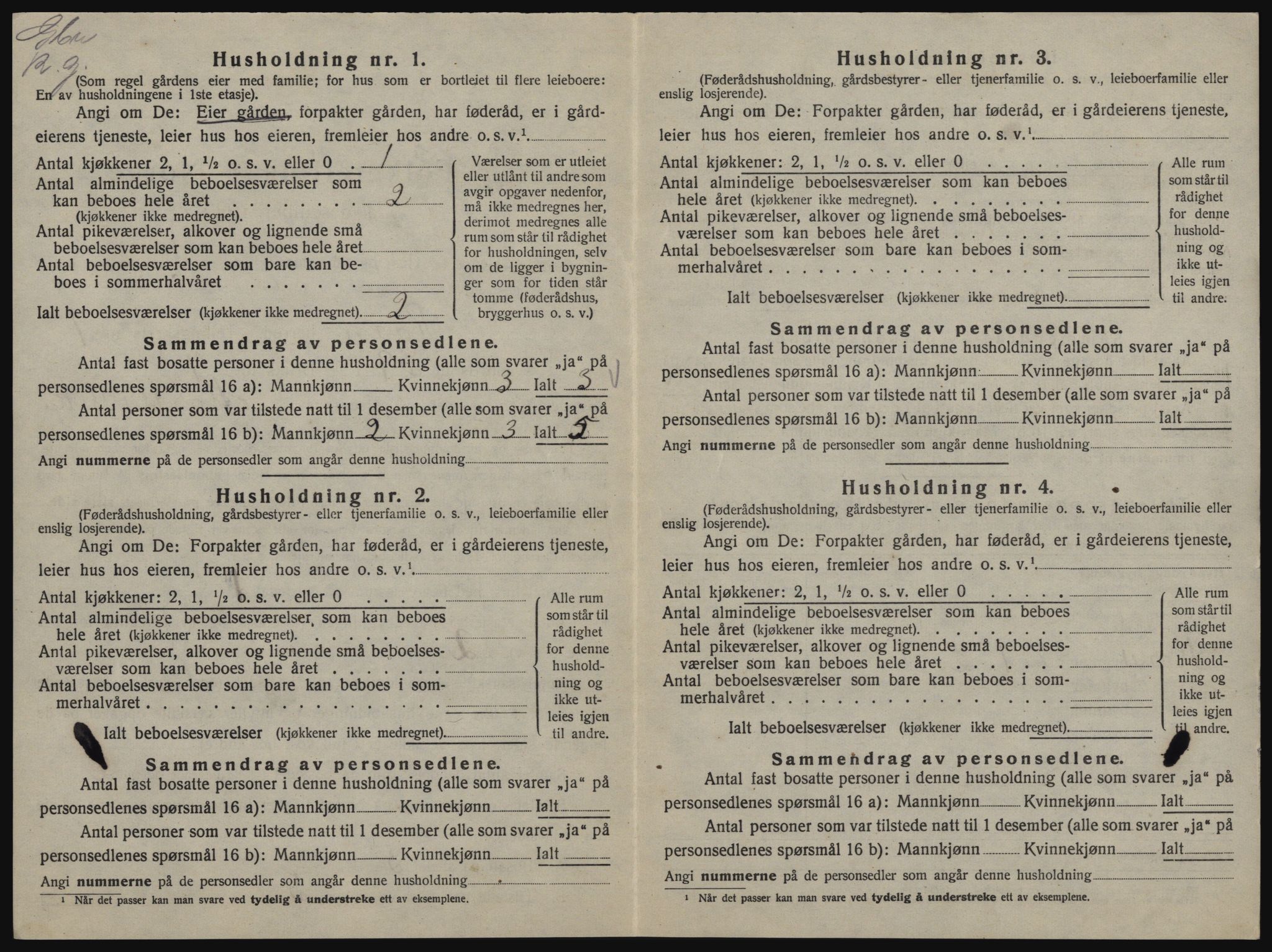 SAT, Folketelling 1920 for 1632 Roan herred, 1920, s. 32