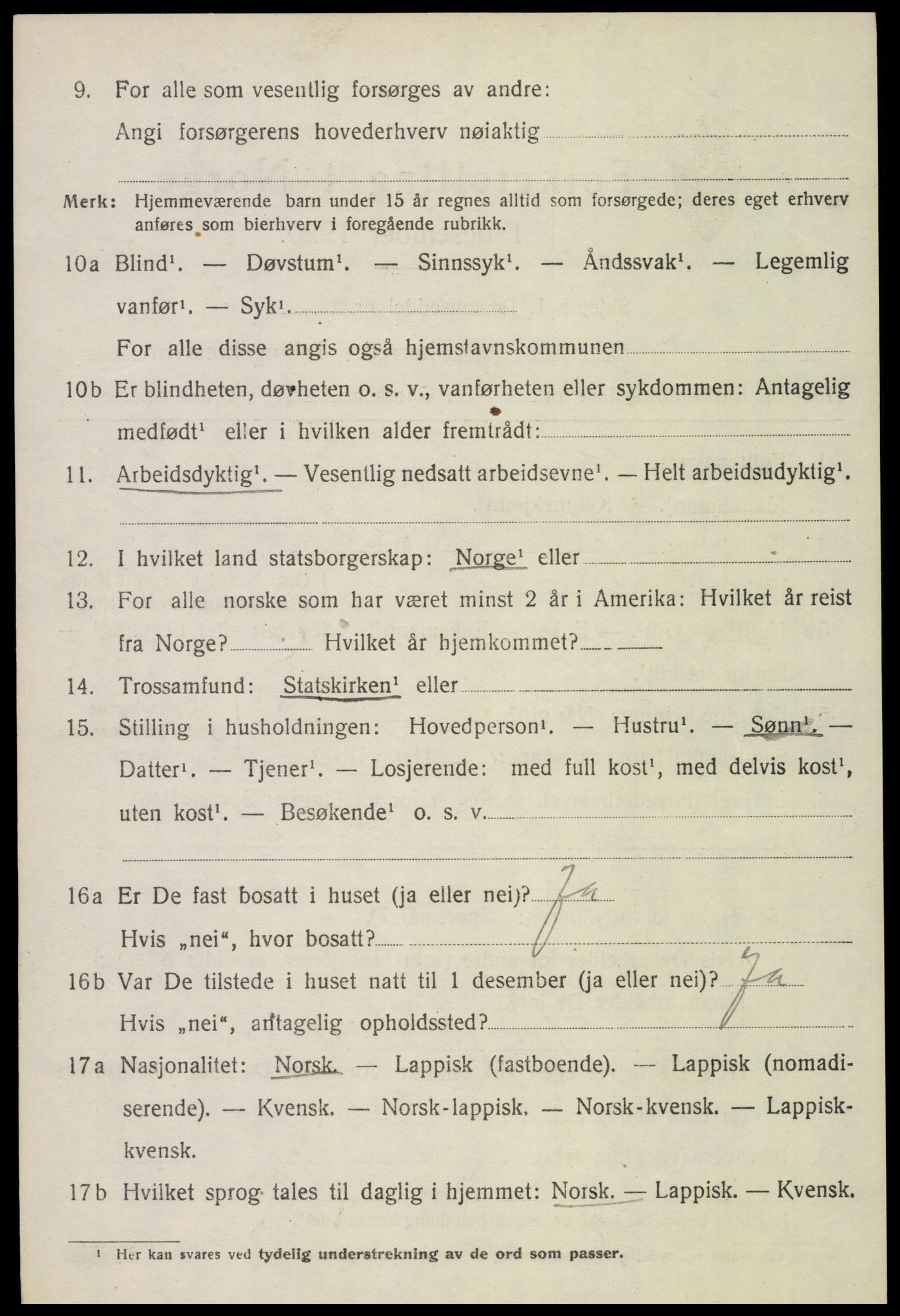 SAT, Folketelling 1920 for 1865 Vågan herred, 1920, s. 2932