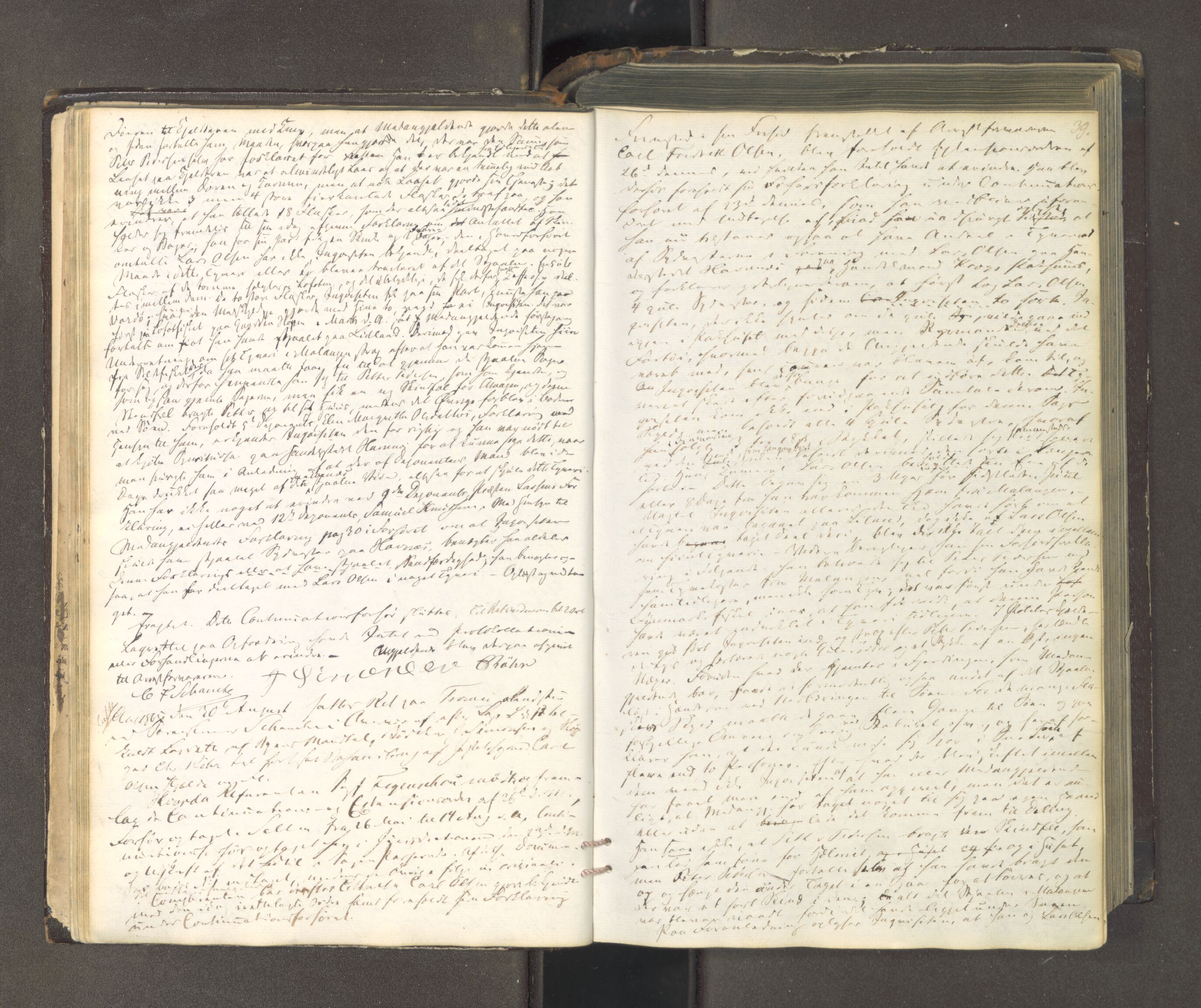 Tromsø sorenskriveri 1855-, AV/SATØ-S-0050/F/Fe/L0127: Ekstrarettsprotokoll med register, 1864-1870, s. 38b-39a