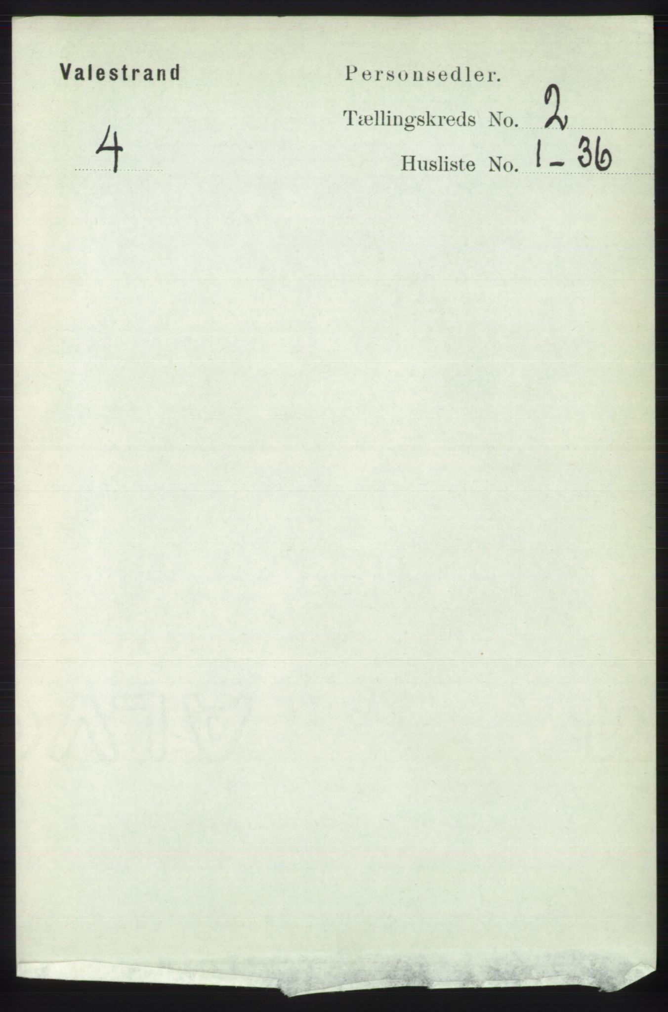 RA, Folketelling 1891 for 1217 Valestrand herred, 1891, s. 296