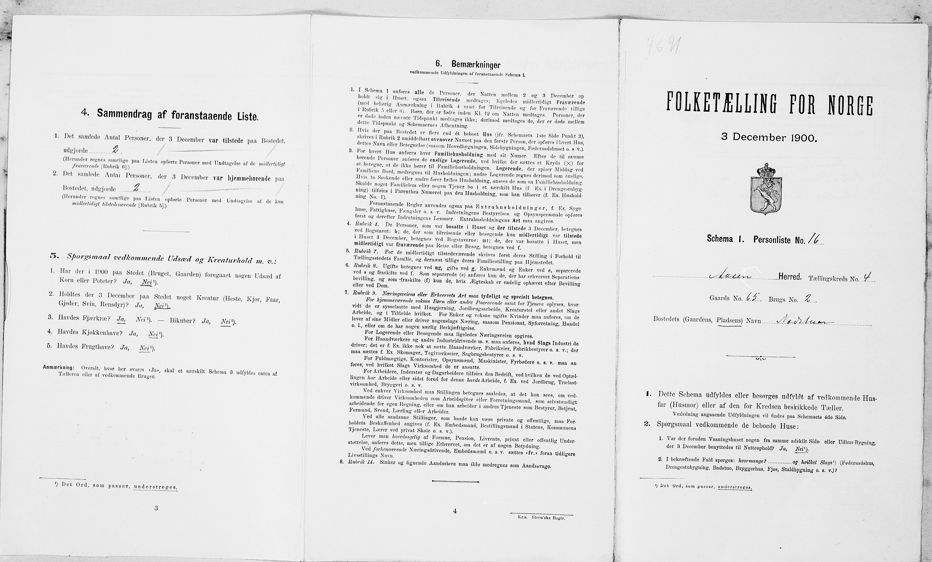 SAT, Folketelling 1900 for 1716 Åsen herred, 1900, s. 448