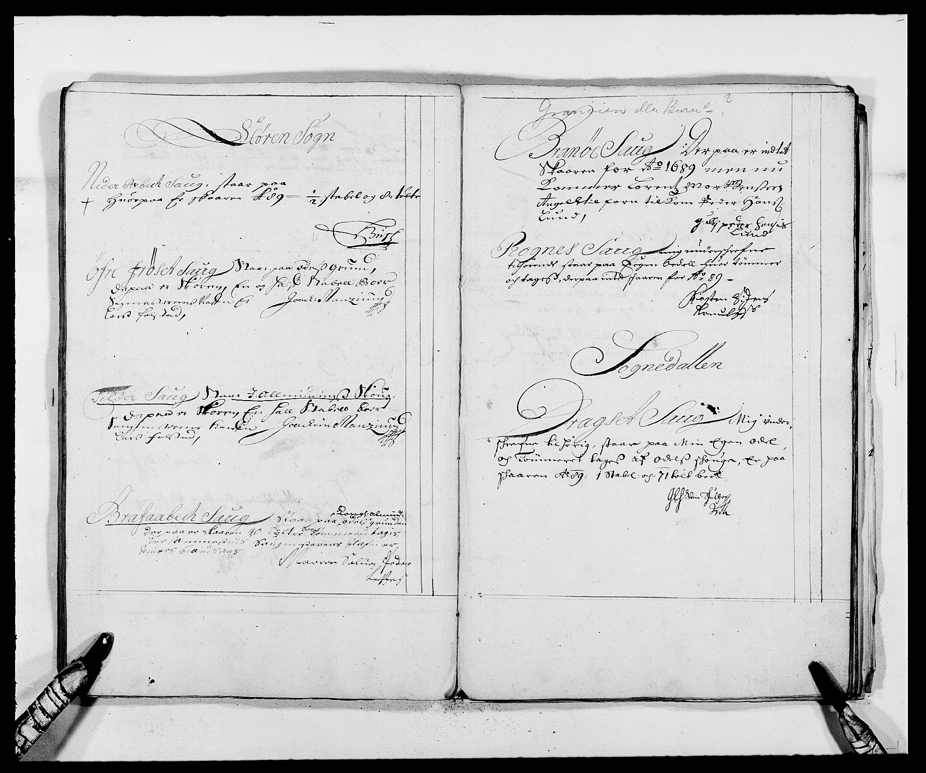 Rentekammeret inntil 1814, Reviderte regnskaper, Fogderegnskap, RA/EA-4092/R59/L3940: Fogderegnskap Gauldal, 1689-1690, s. 71
