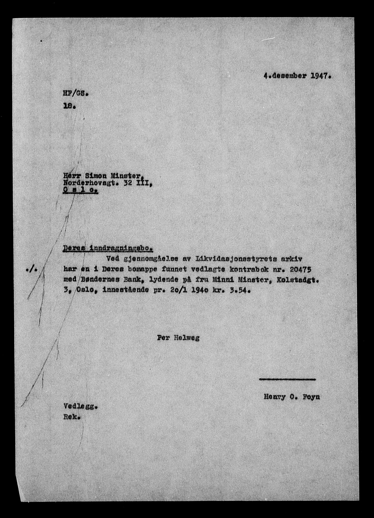 Justisdepartementet, Tilbakeføringskontoret for inndratte formuer, AV/RA-S-1564/H/Hc/Hcc/L0965: --, 1945-1947, s. 705