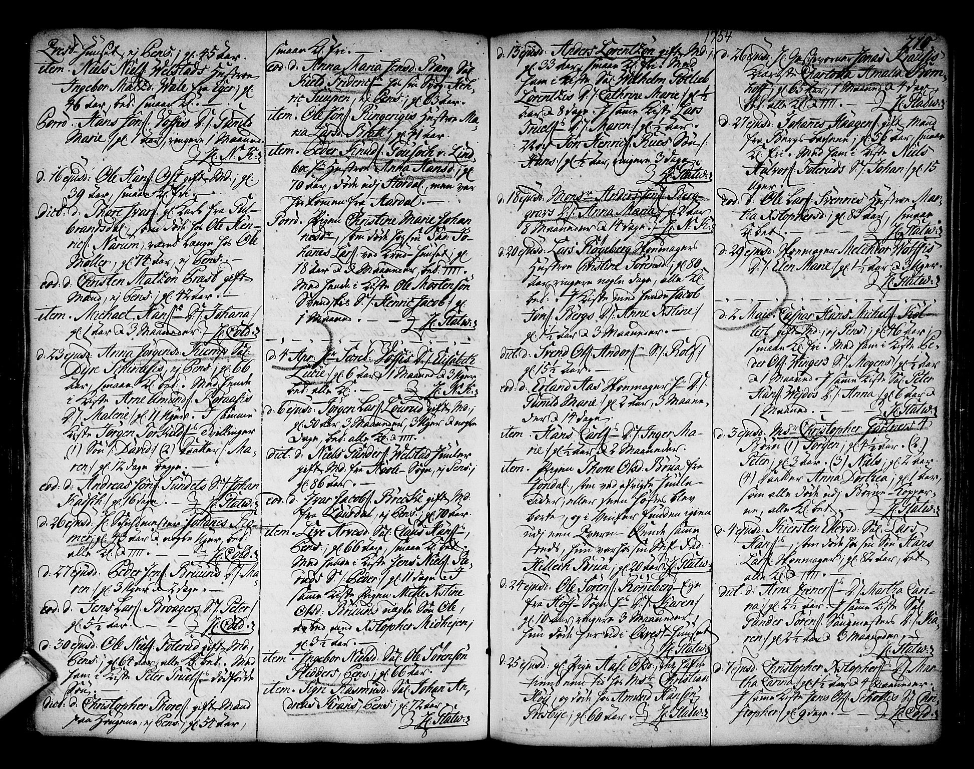 Kongsberg kirkebøker, SAKO/A-22/F/Fa/L0003: Ministerialbok nr. I 3, 1744-1755, s. 210