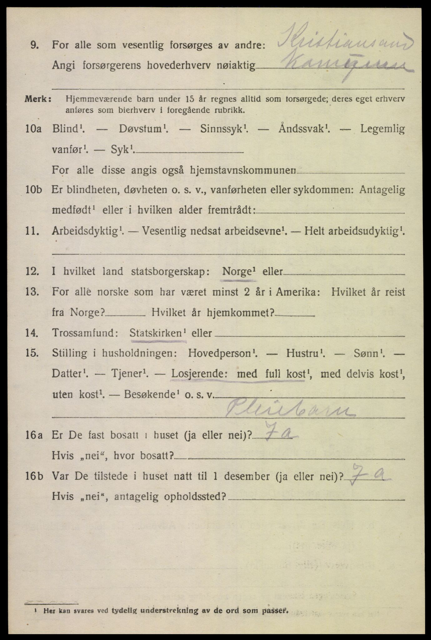 SAK, Folketelling 1920 for 1017 Greipstad herred, 1920, s. 2079