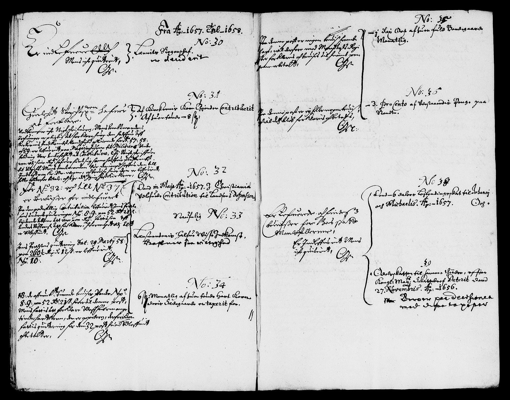 Rentekammeret inntil 1814, Reviderte regnskaper, Lensregnskaper, AV/RA-EA-5023/R/Rb/Rbg/L0011: Verne kloster len, 1651-1661