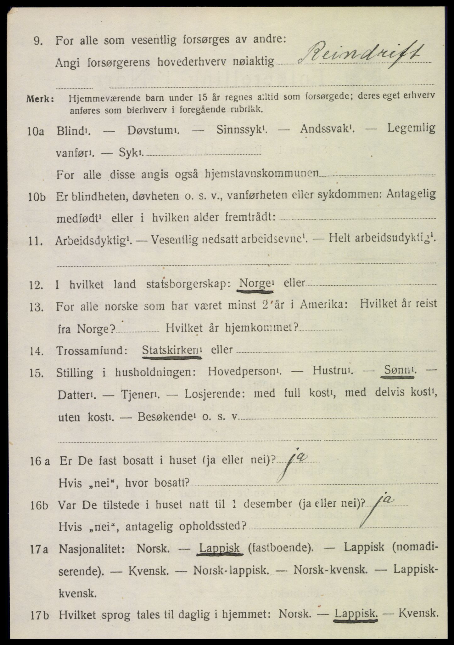 SAT, Folketelling 1920 for 1824 Vefsn herred, 1920, s. 4248