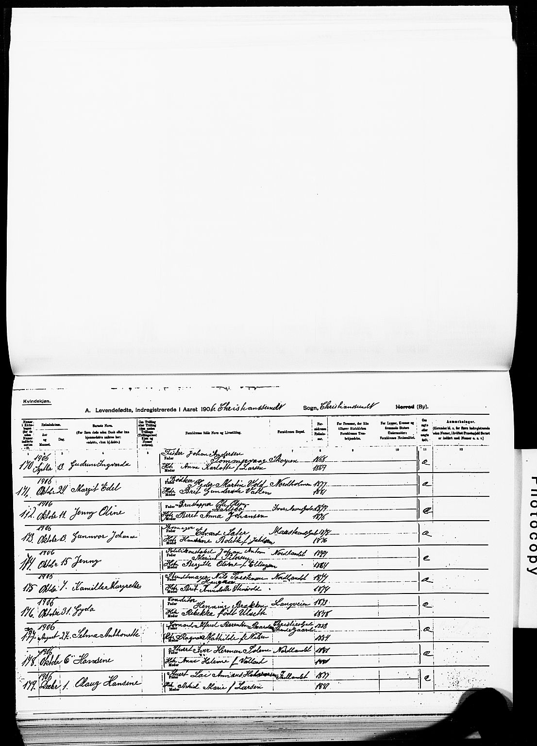 Ministerialprotokoller, klokkerbøker og fødselsregistre - Møre og Romsdal, AV/SAT-A-1454/572/L0858: Ministerialbok nr. 572D02, 1903-1912