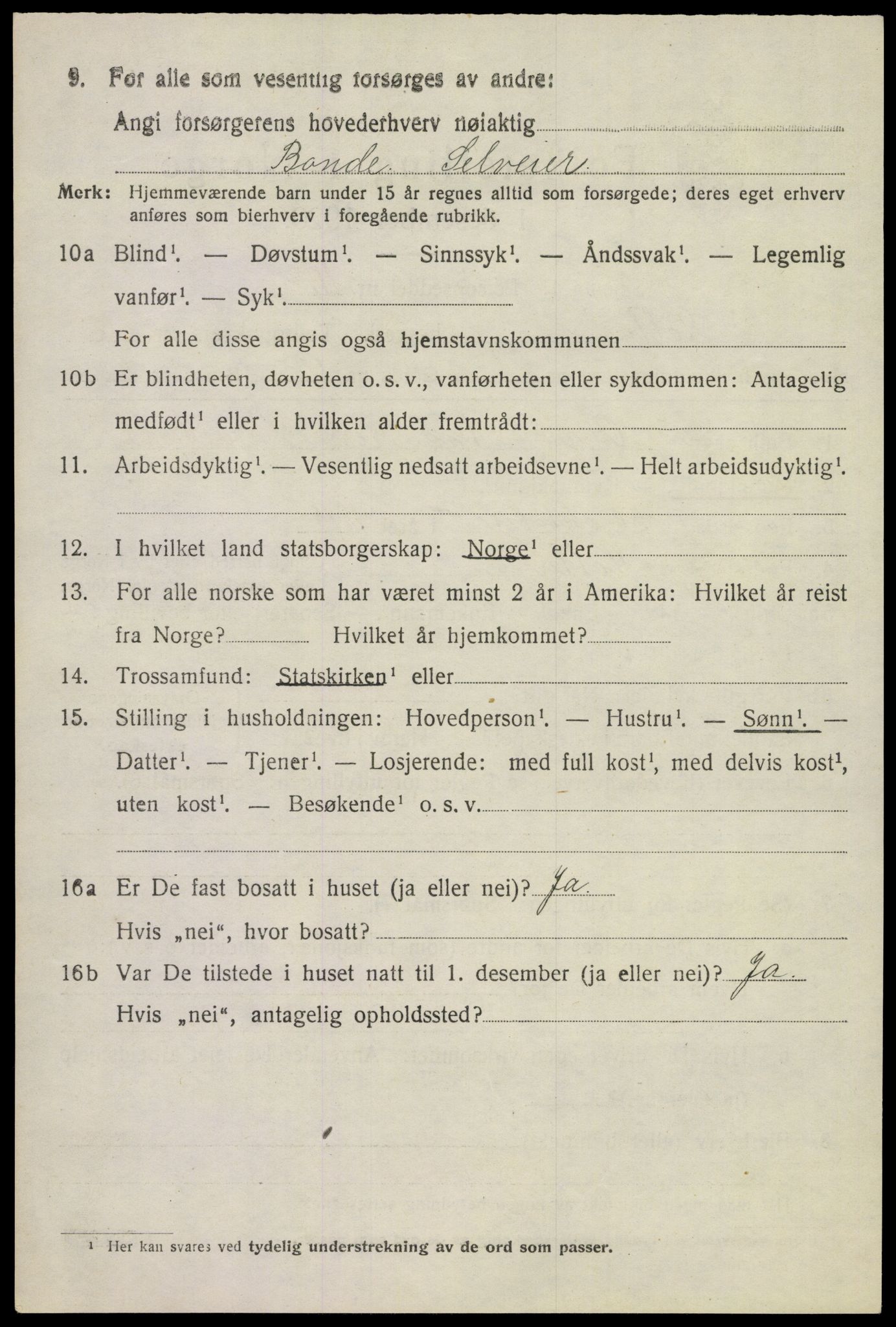 SAKO, Folketelling 1920 for 0819 Holla herred, 1920, s. 7504