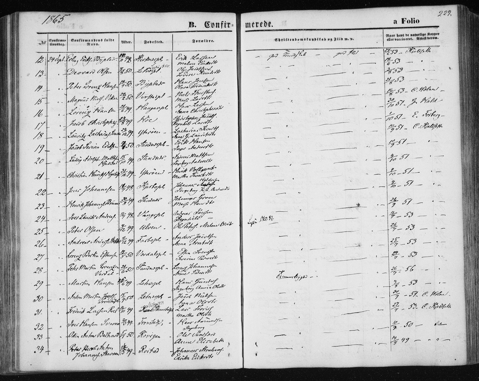 Ministerialprotokoller, klokkerbøker og fødselsregistre - Nord-Trøndelag, SAT/A-1458/730/L0283: Ministerialbok nr. 730A08, 1855-1865, s. 229