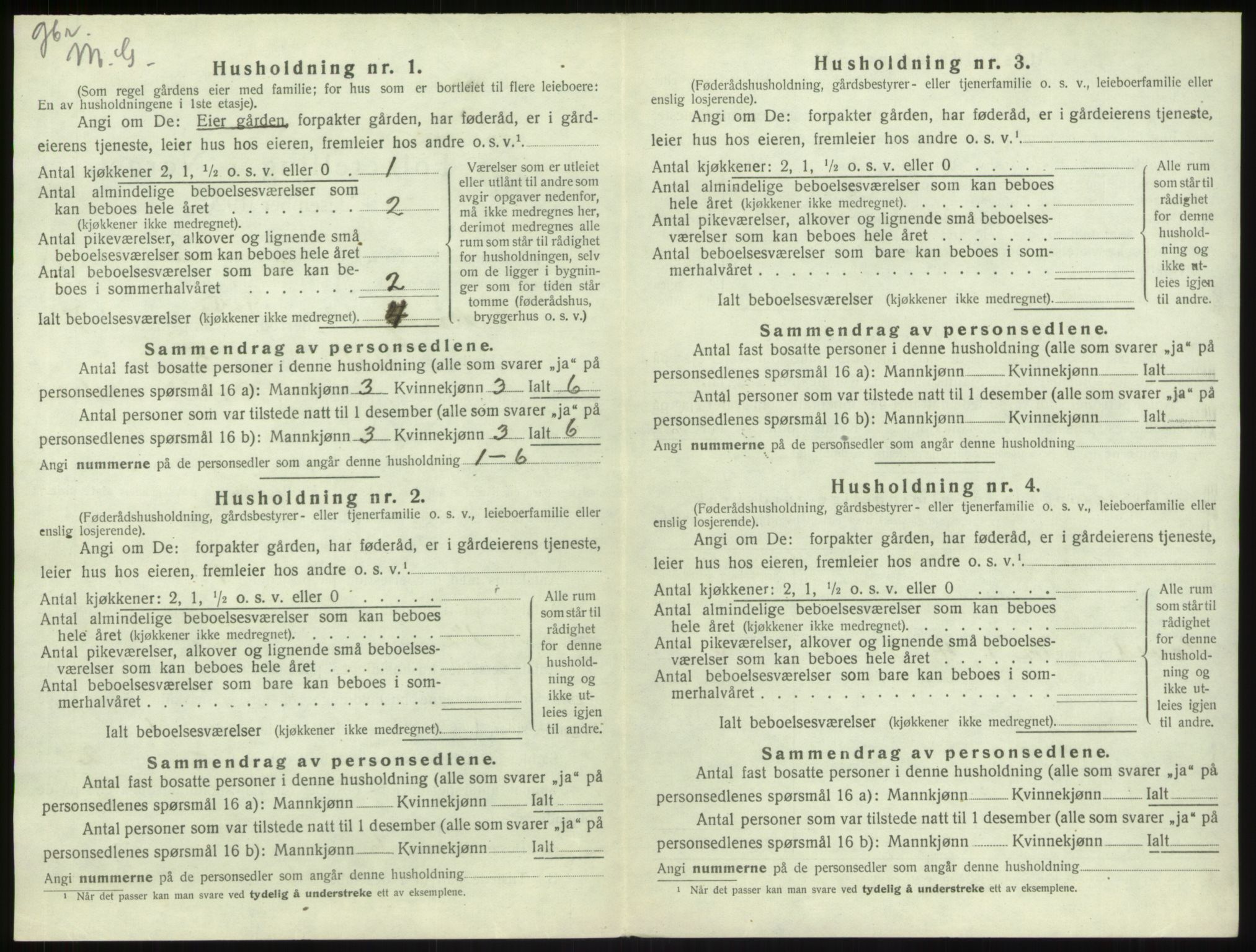 SAB, Folketelling 1920 for 1419 Leikanger herred, 1920, s. 701