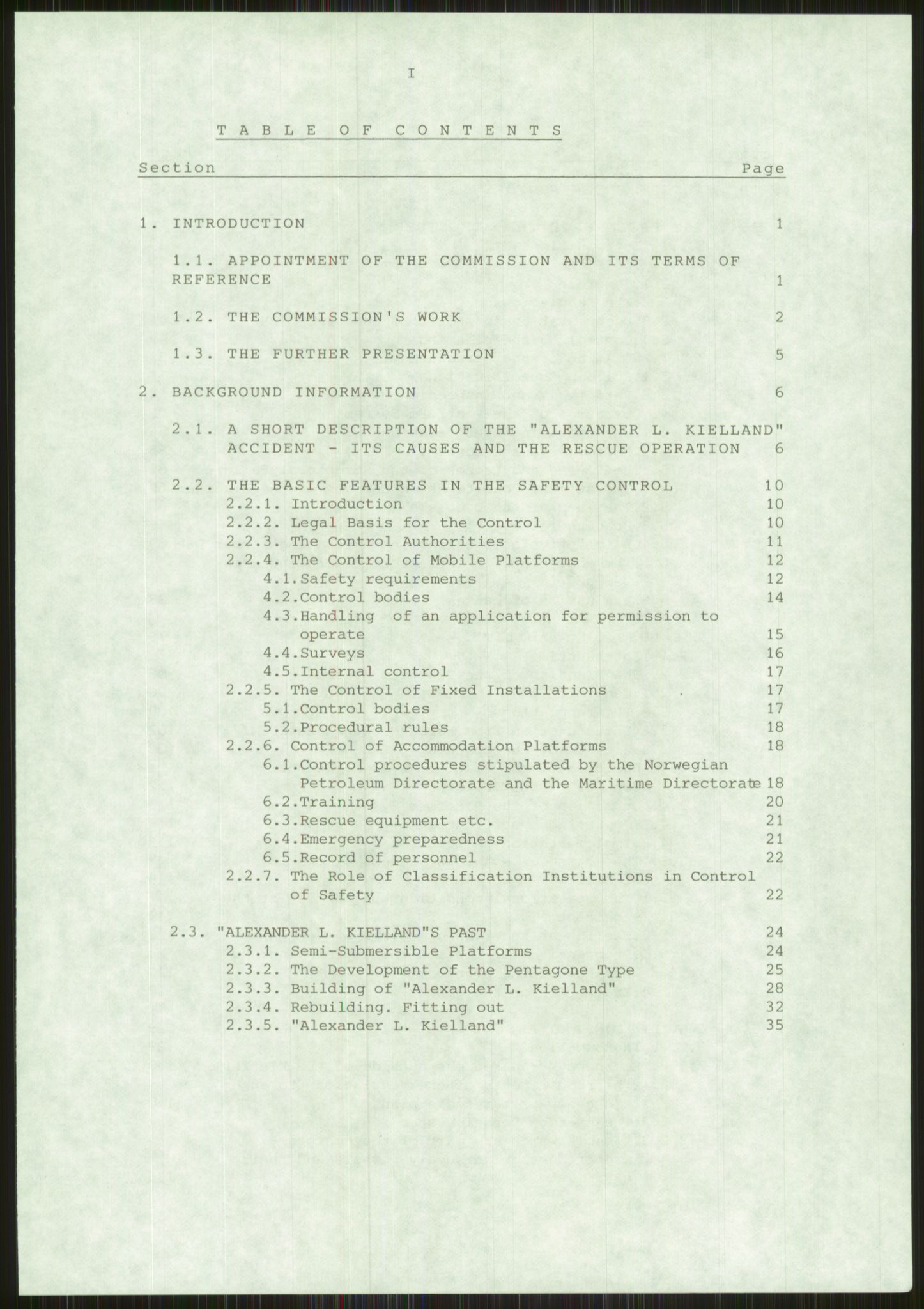 Justisdepartementet, Granskningskommisjonen ved Alexander Kielland-ulykken 27.3.1980, AV/RA-S-1165/D/L0004: 0001: Vurdering av stabilitet ved Emil Aall Dahle / 0002: Oppdragsrapport fra Norsk bygningsteknisk institutt/0003: NOU 1981:11 Alexander Kielland-ulykken (engelsk utgave), 1980-1981, s. 472