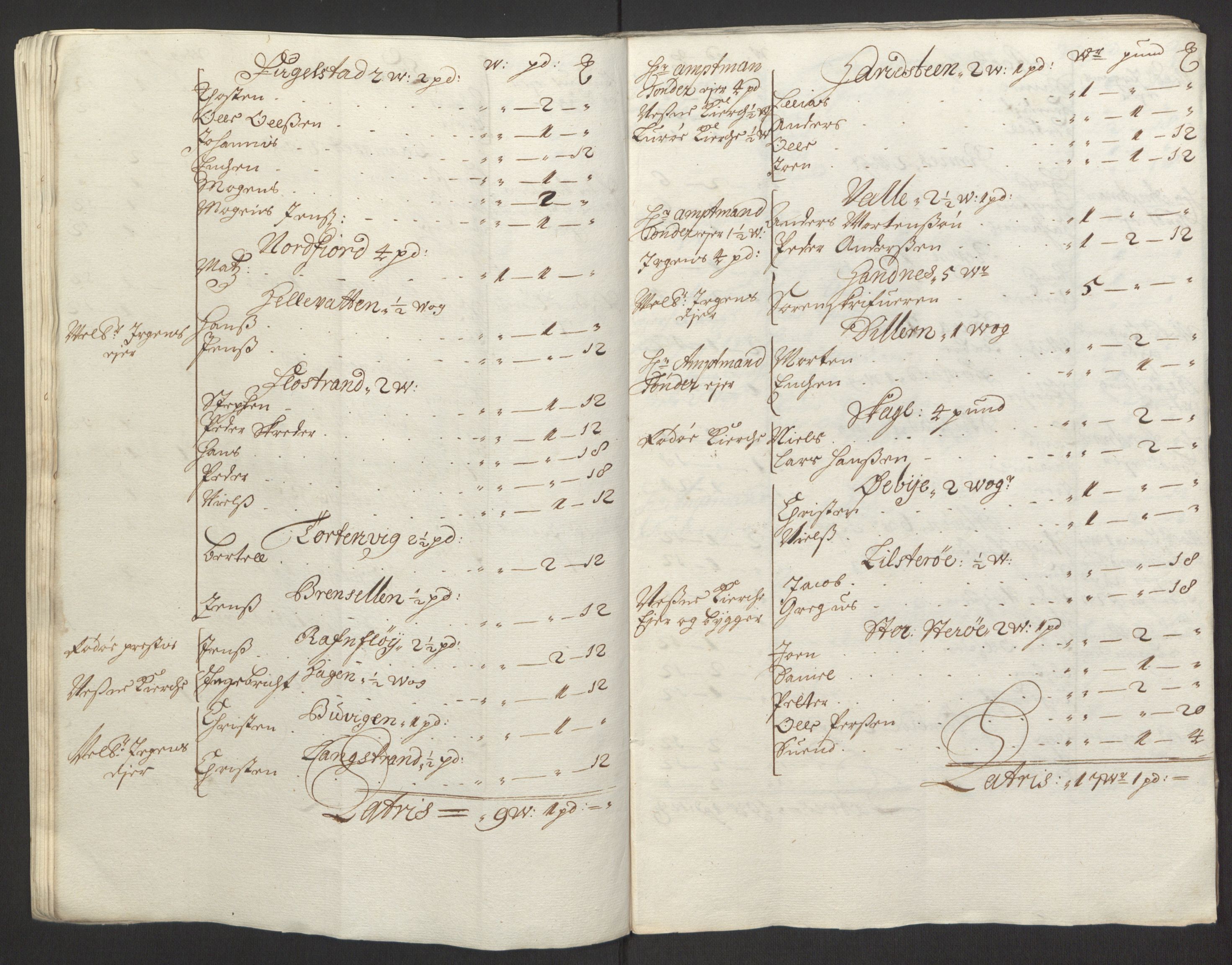 Rentekammeret inntil 1814, Reviderte regnskaper, Fogderegnskap, AV/RA-EA-4092/R65/L4505: Fogderegnskap Helgeland, 1693-1696, s. 23