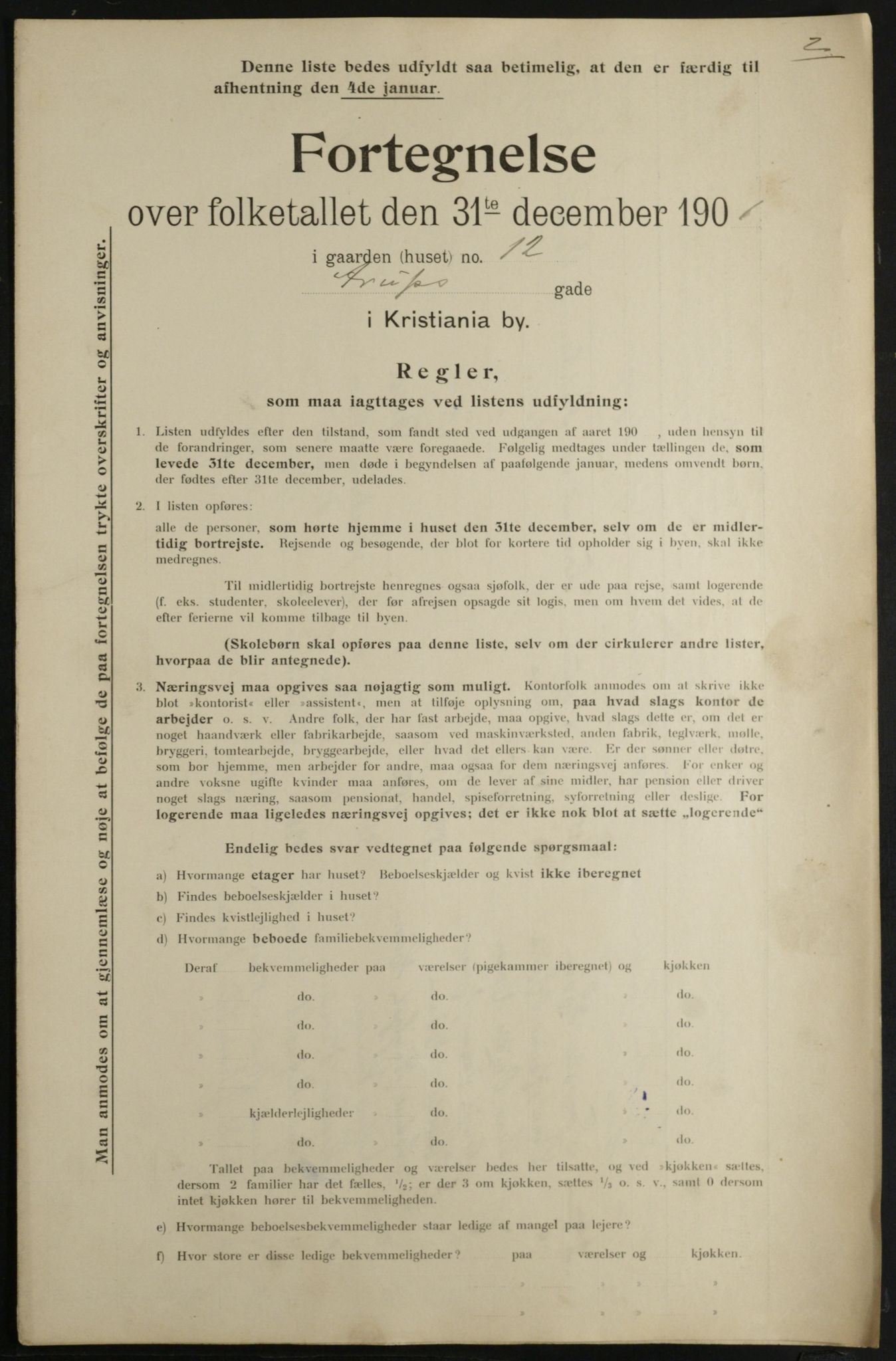 OBA, Kommunal folketelling 31.12.1901 for Kristiania kjøpstad, 1901, s. 446