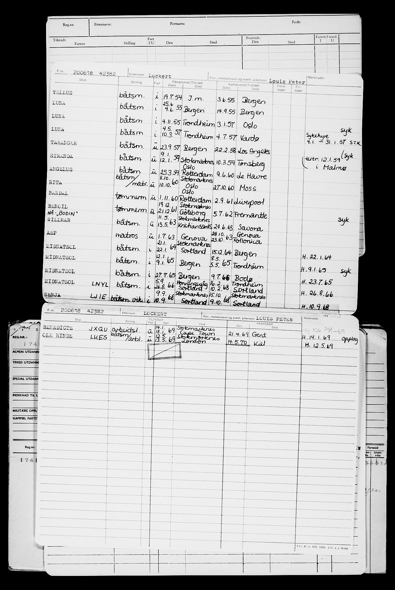 Direktoratet for sjømenn, AV/RA-S-3545/G/Gb/L0159: Hovedkort, 1918, s. 452