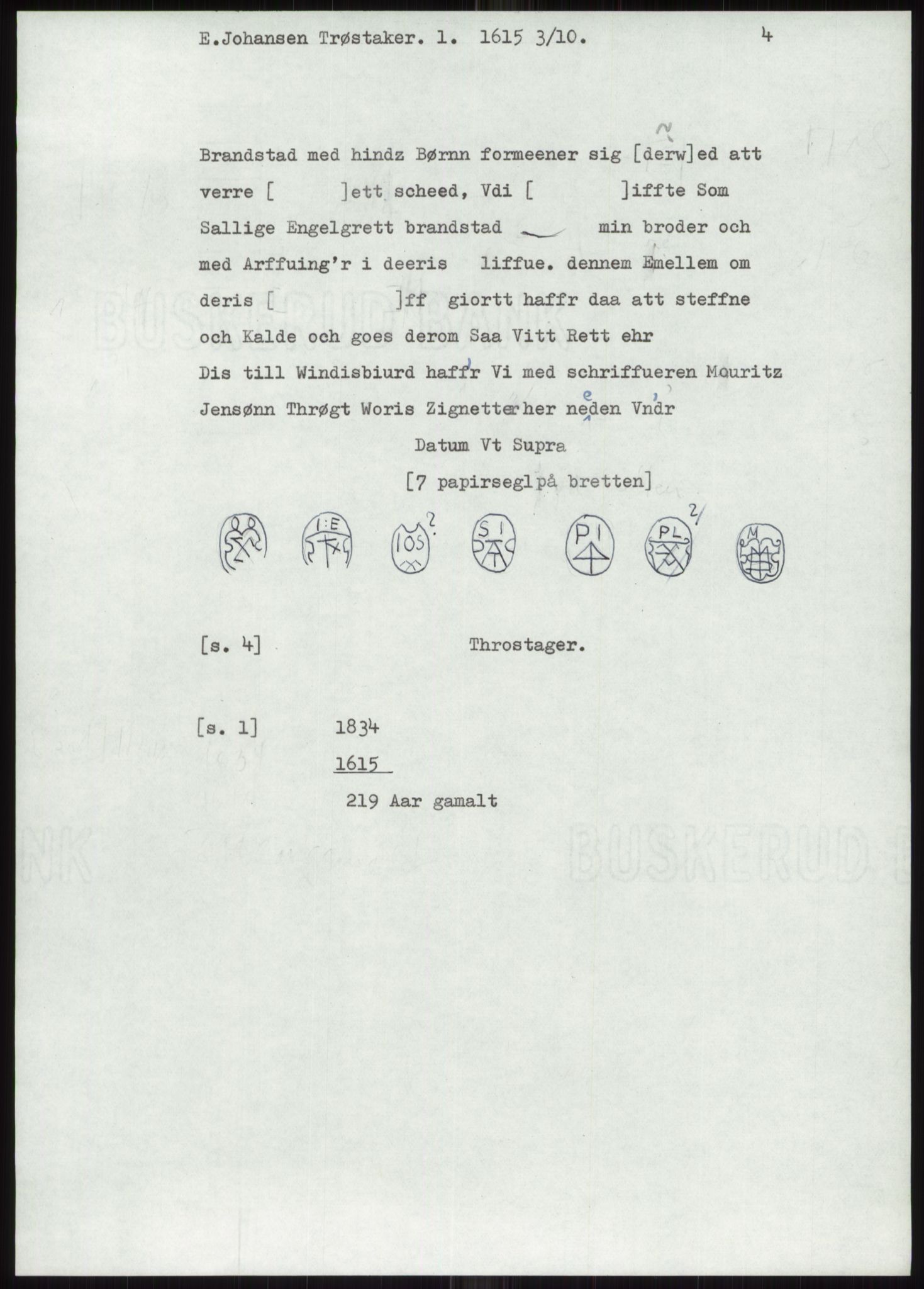 Samlinger til kildeutgivelse, Diplomavskriftsamlingen, AV/RA-EA-4053/H/Ha, s. 425