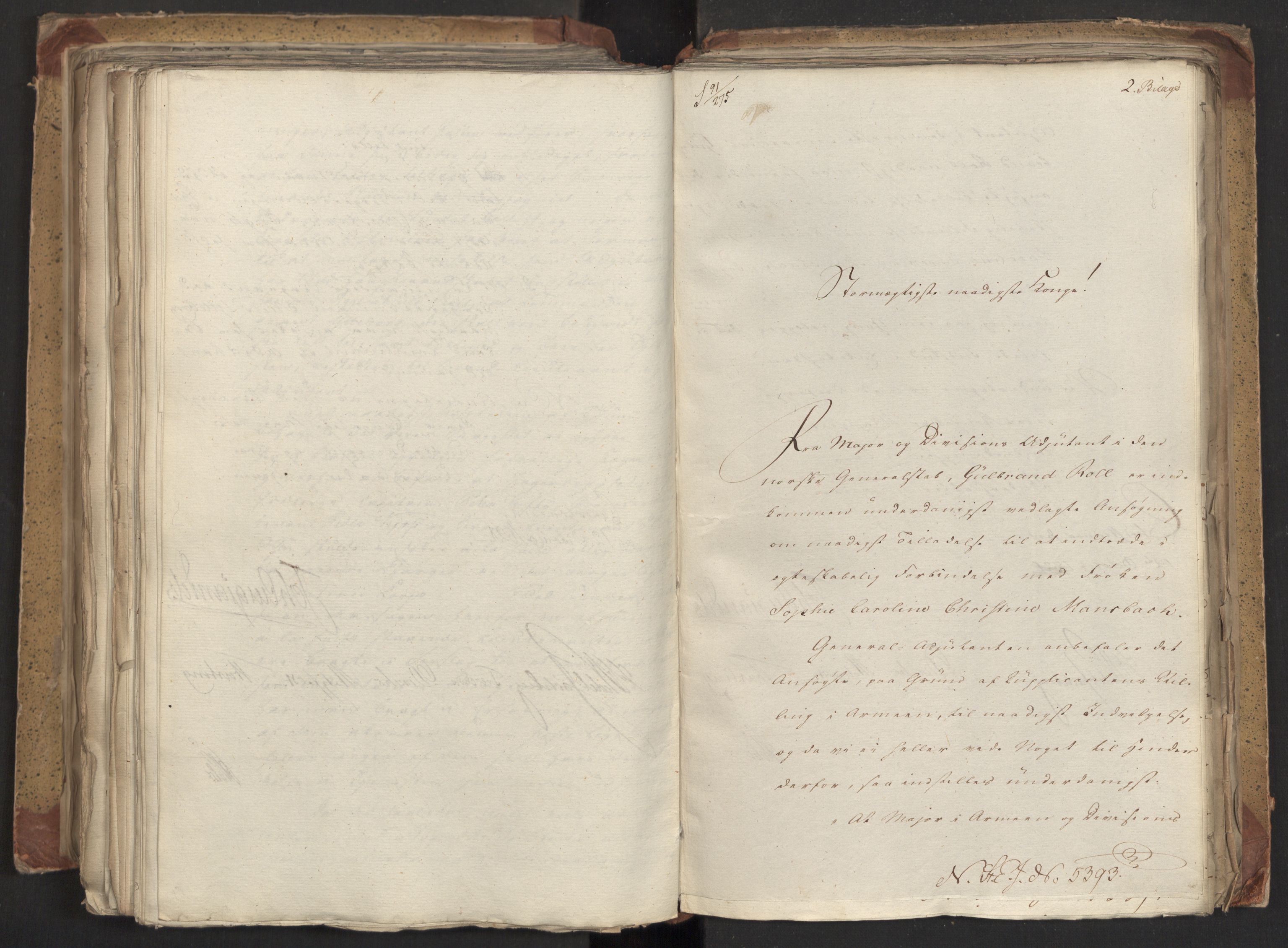 Statsrådsavdelingen i Stockholm, AV/RA-S-1003/D/Da/L0027: Regjeringsinnstillinger nr. 5275-5436, 1821, s. 379