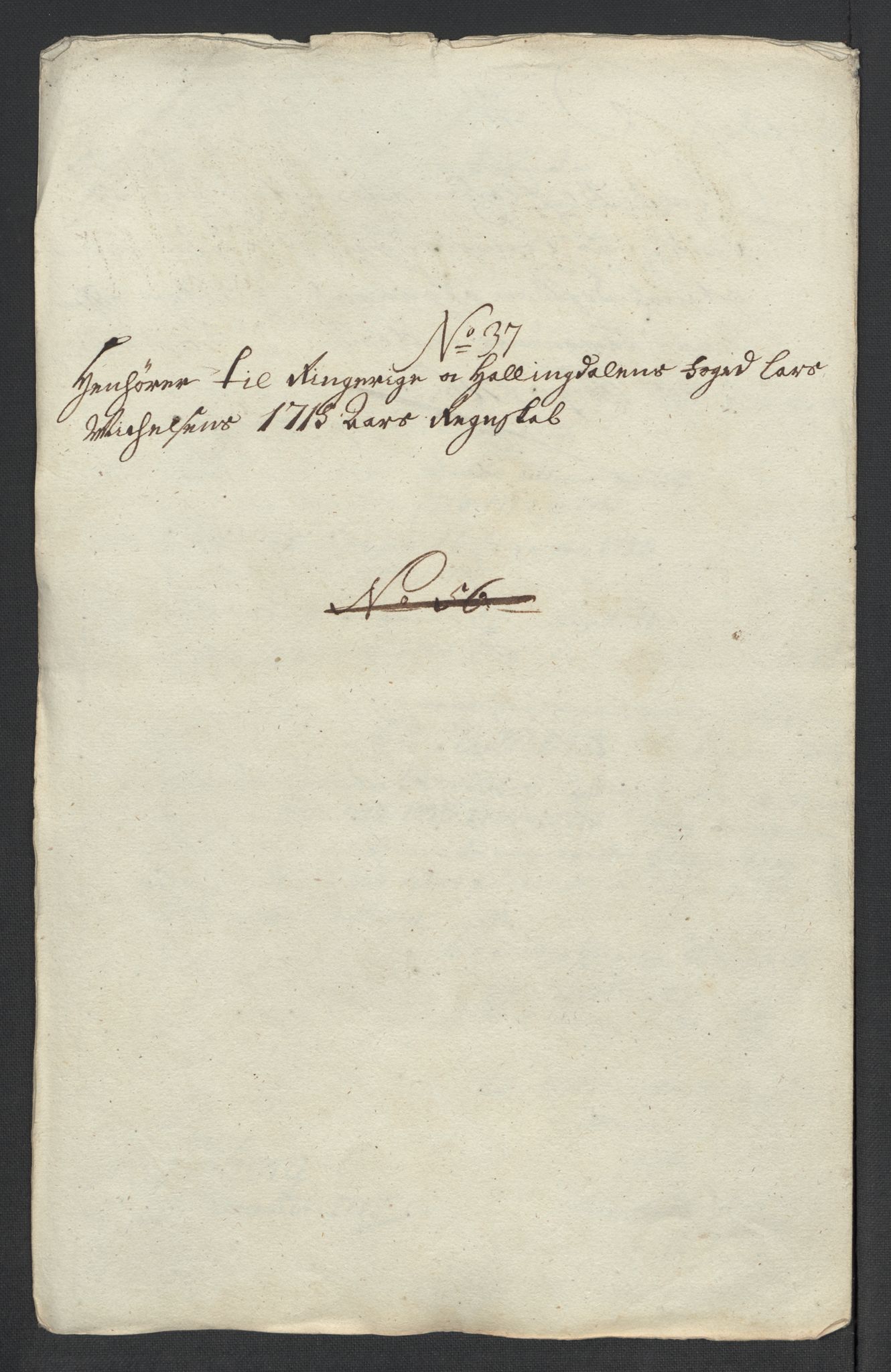 Rentekammeret inntil 1814, Reviderte regnskaper, Fogderegnskap, AV/RA-EA-4092/R23/L1473: Fogderegnskap Ringerike og Hallingdal, 1715, s. 324