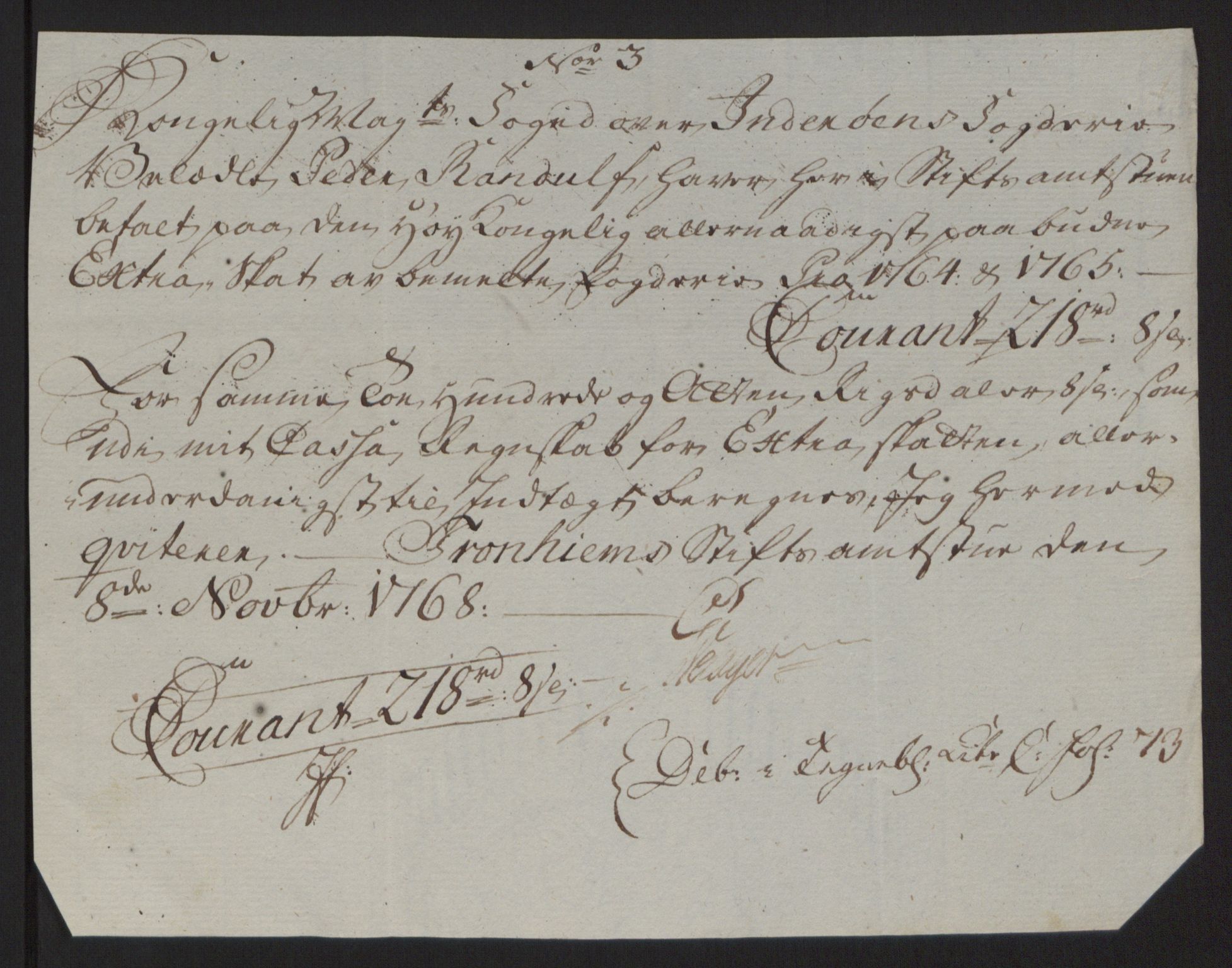 Rentekammeret inntil 1814, Reviderte regnskaper, Fogderegnskap, AV/RA-EA-4092/R63/L4420: Ekstraskatten Inderøy, 1762-1772, s. 187