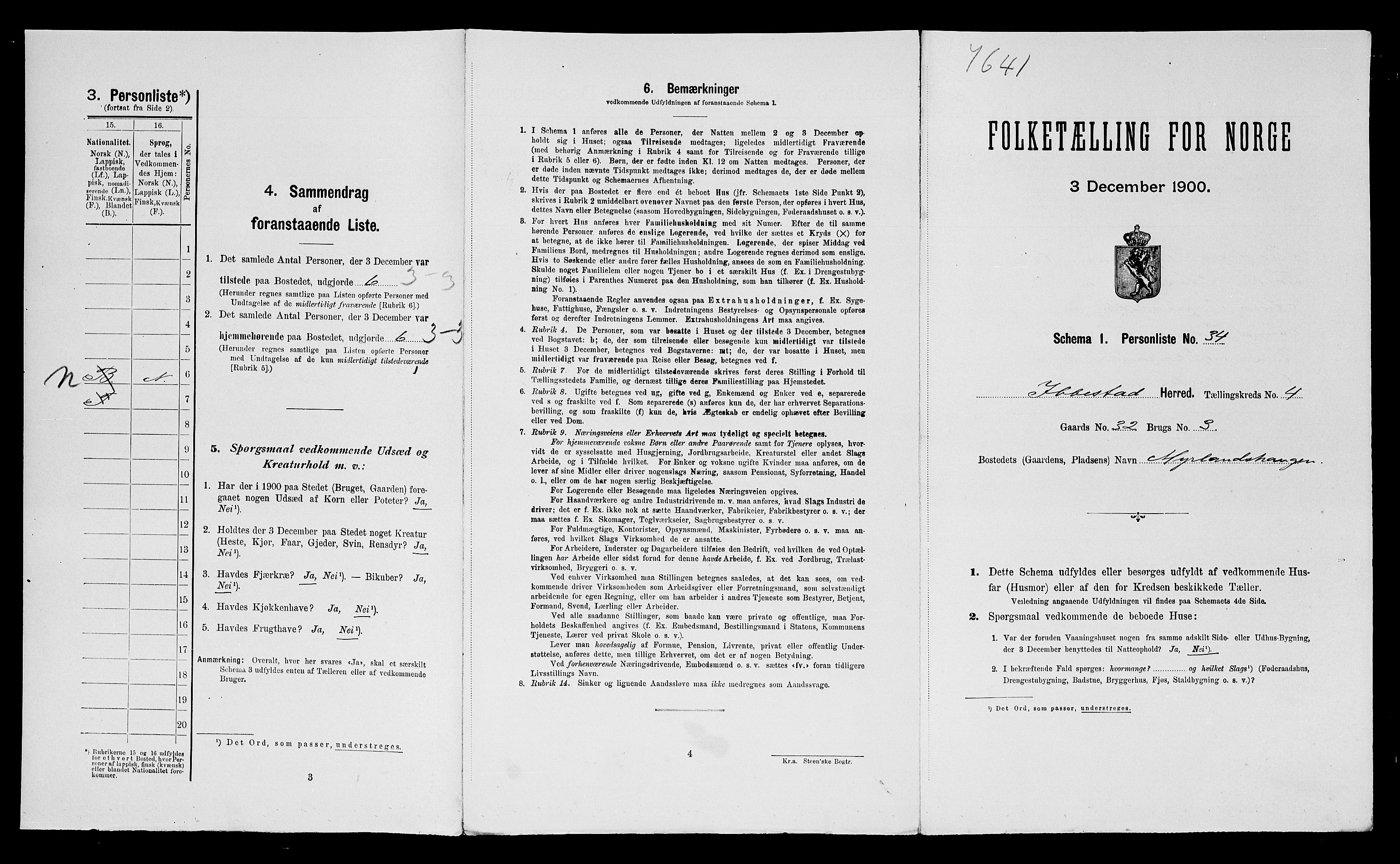 SATØ, Folketelling 1900 for 1917 Ibestad herred, 1900, s. 664