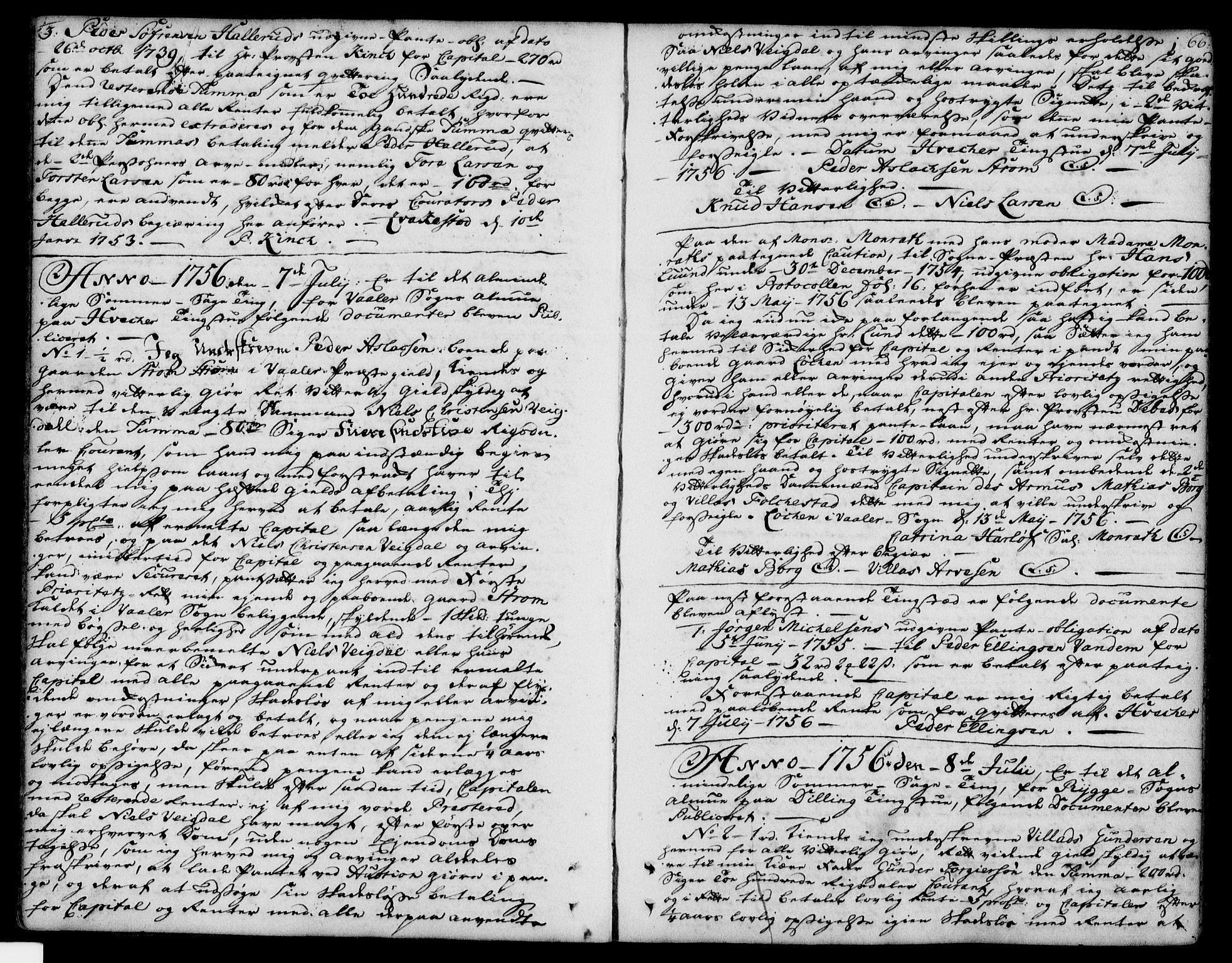 Moss sorenskriveri, SAO/A-10168: Pantebok nr. 2, 1754-1777, s. 66
