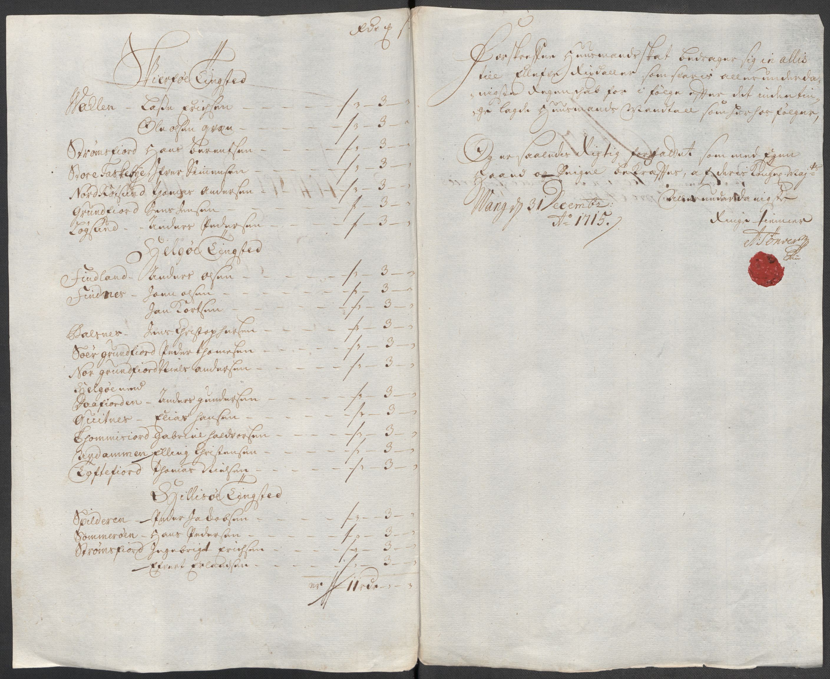 Rentekammeret inntil 1814, Reviderte regnskaper, Fogderegnskap, RA/EA-4092/R68/L4761: Fogderegnskap Senja og Troms, 1715, s. 89