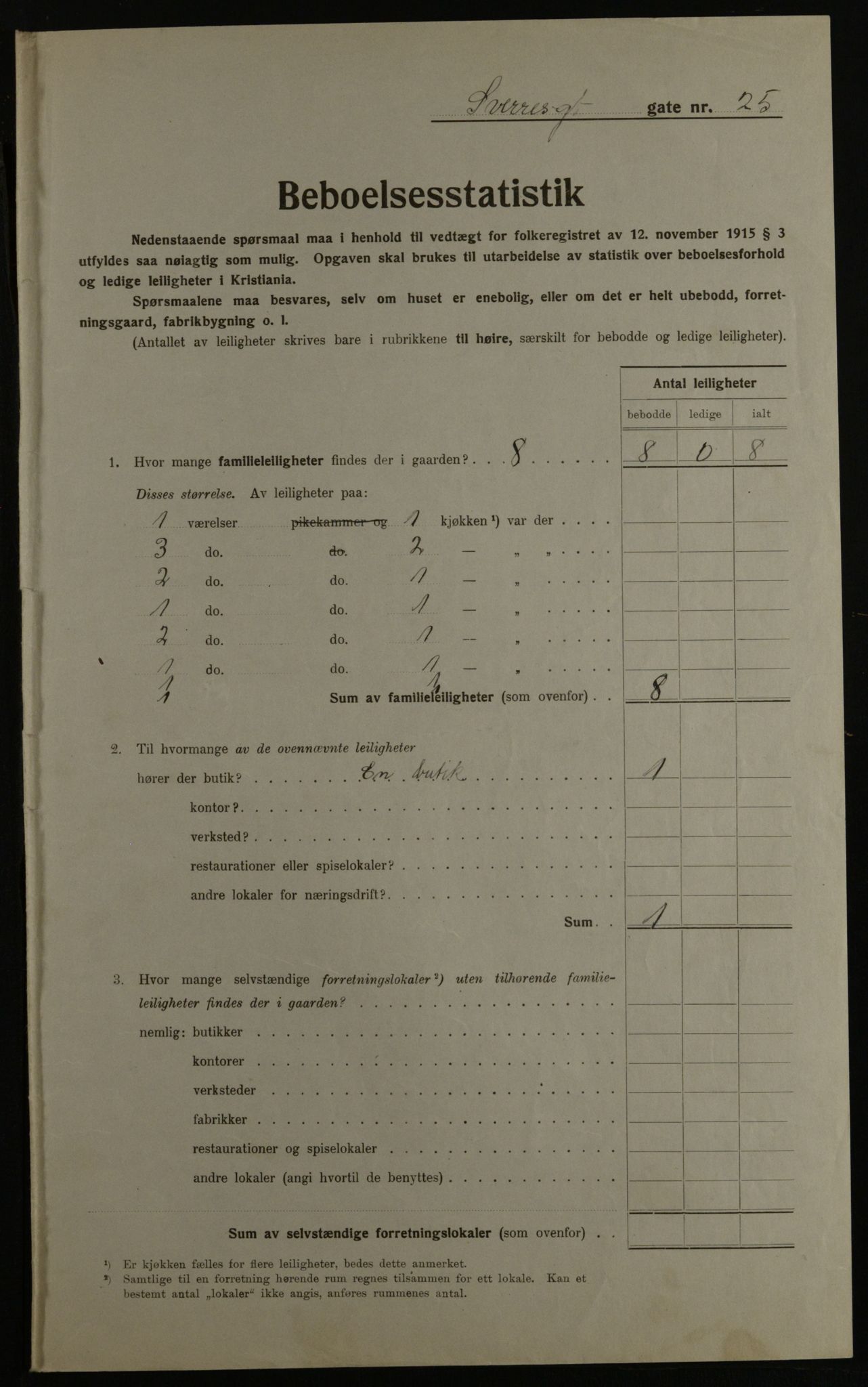 OBA, Kommunal folketelling 1.12.1923 for Kristiania, 1923, s. 117497