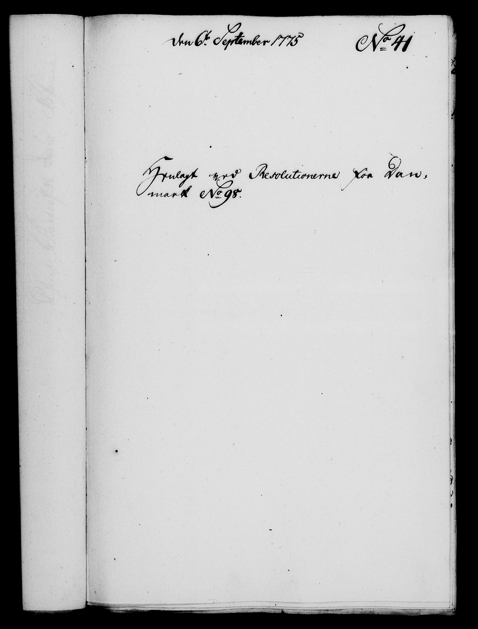 Rentekammeret, Kammerkanselliet, RA/EA-3111/G/Gf/Gfa/L0057: Norsk relasjons- og resolusjonsprotokoll (merket RK 52.57), 1775, s. 163