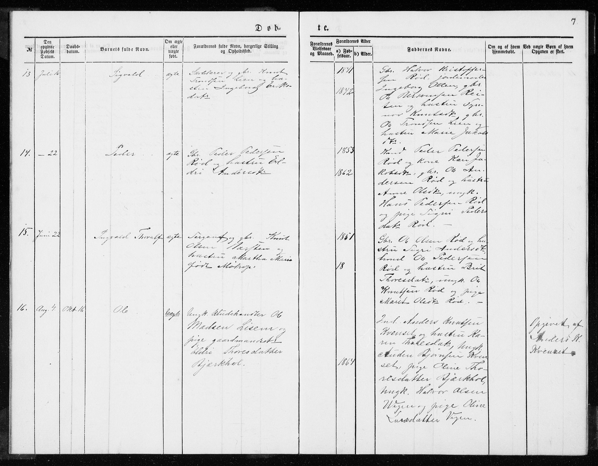 Ministerialprotokoller, klokkerbøker og fødselsregistre - Møre og Romsdal, SAT/A-1454/551/L0631: Klokkerbok nr. 551C03, 1886-1894, s. 7