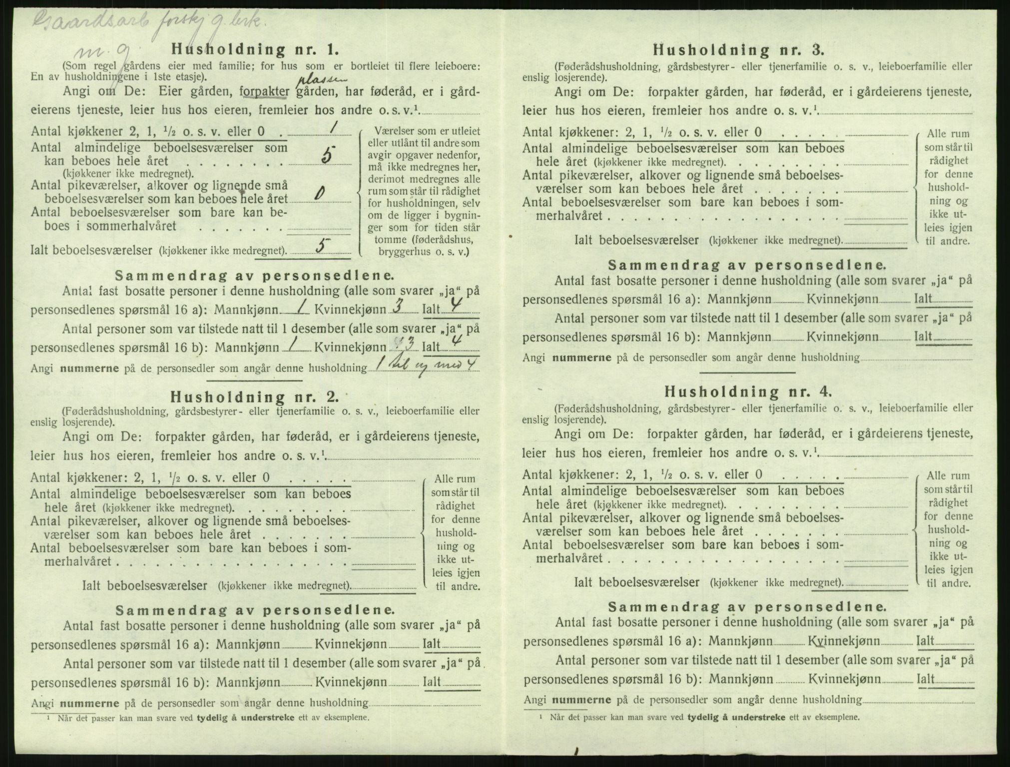 SAK, Folketelling 1920 for 0932 Mykland herred, 1920, s. 51