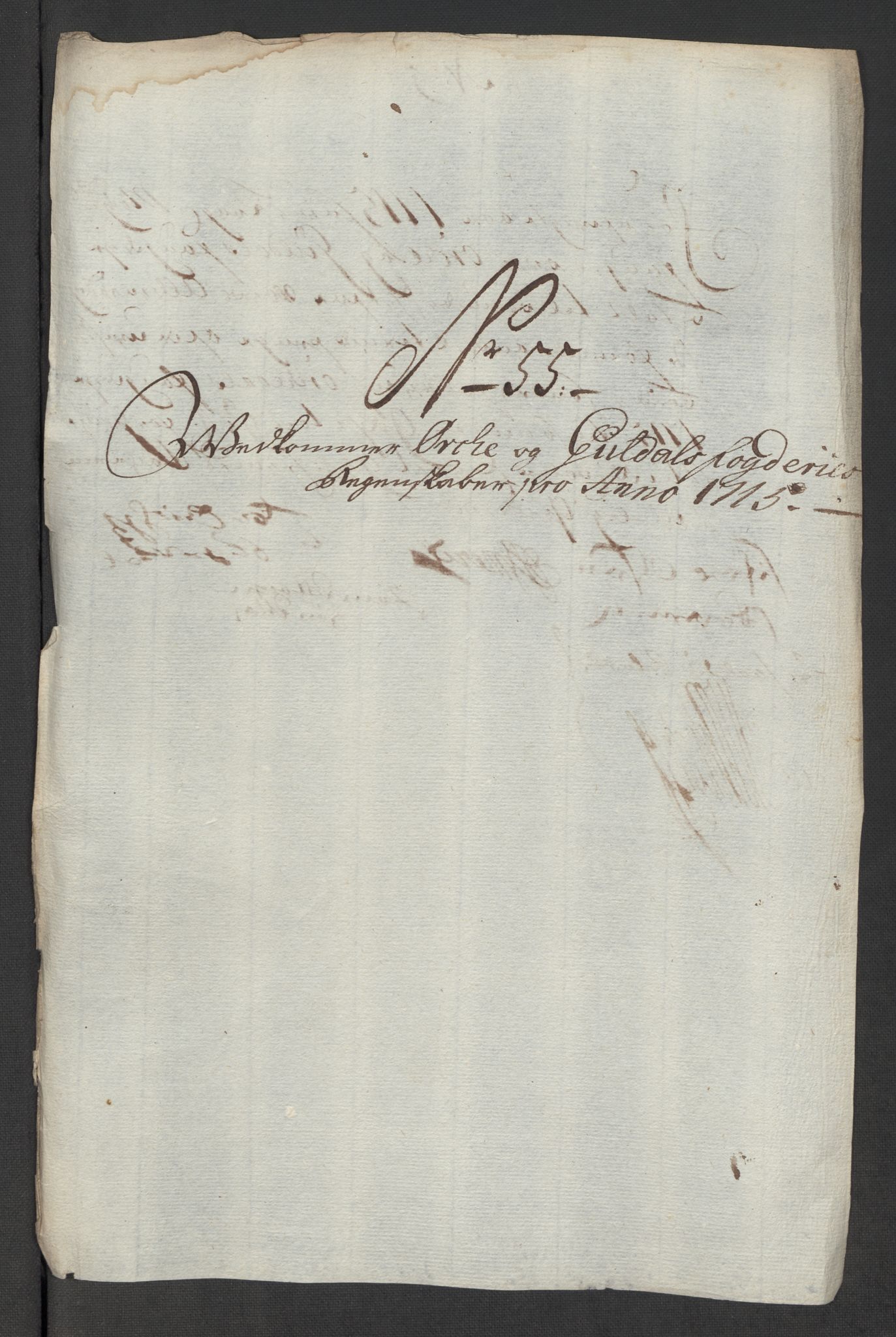 Rentekammeret inntil 1814, Reviderte regnskaper, Fogderegnskap, AV/RA-EA-4092/R60/L3966: Fogderegnskap Orkdal og Gauldal, 1715, s. 425