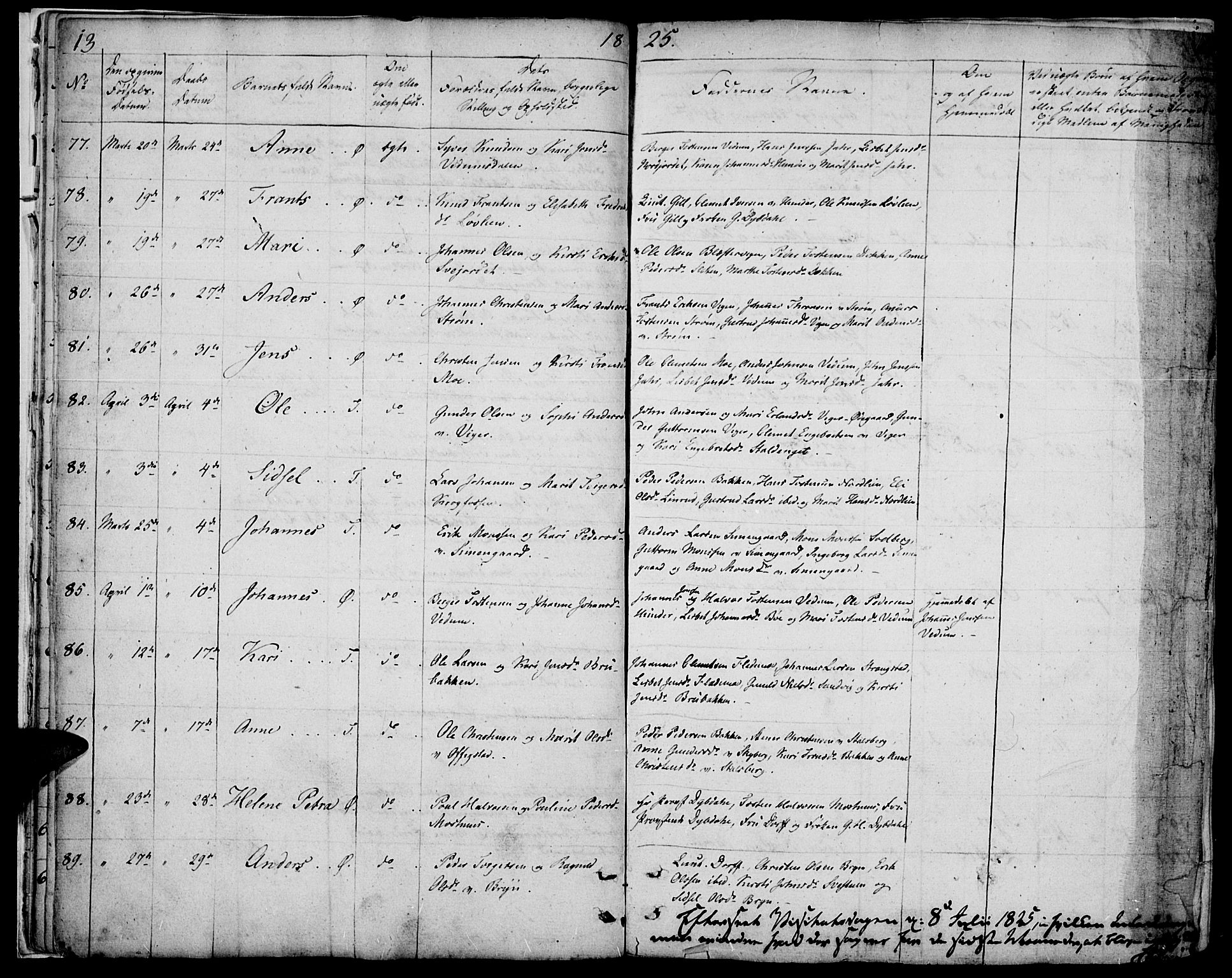 Øyer prestekontor, AV/SAH-PREST-084/H/Ha/Haa/L0004: Ministerialbok nr. 4, 1824-1841, s. 13-14