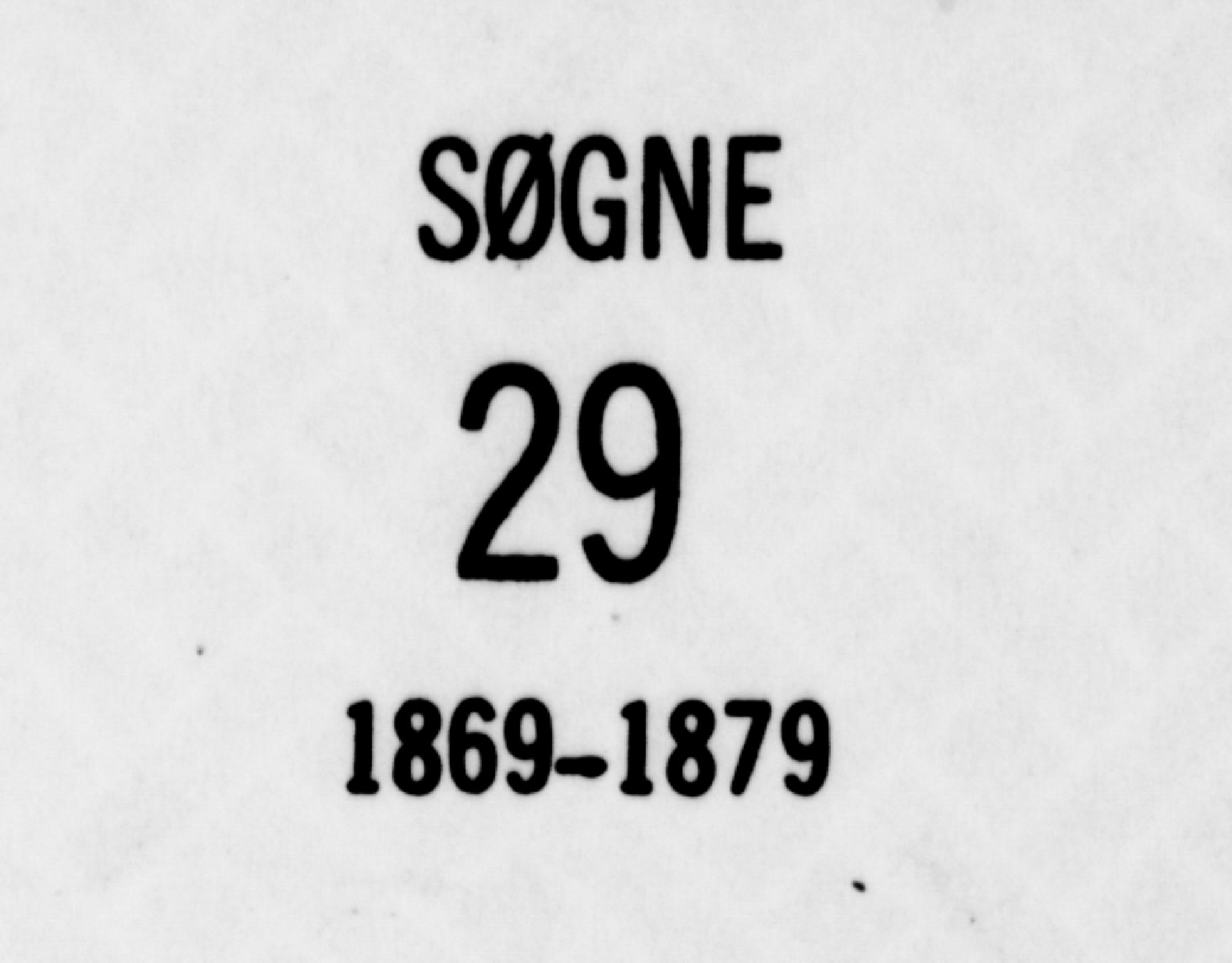 Søgne sokneprestkontor, AV/SAK-1111-0037/F/Fa/Fab/L0011: Ministerialbok nr. A 11, 1869-1879