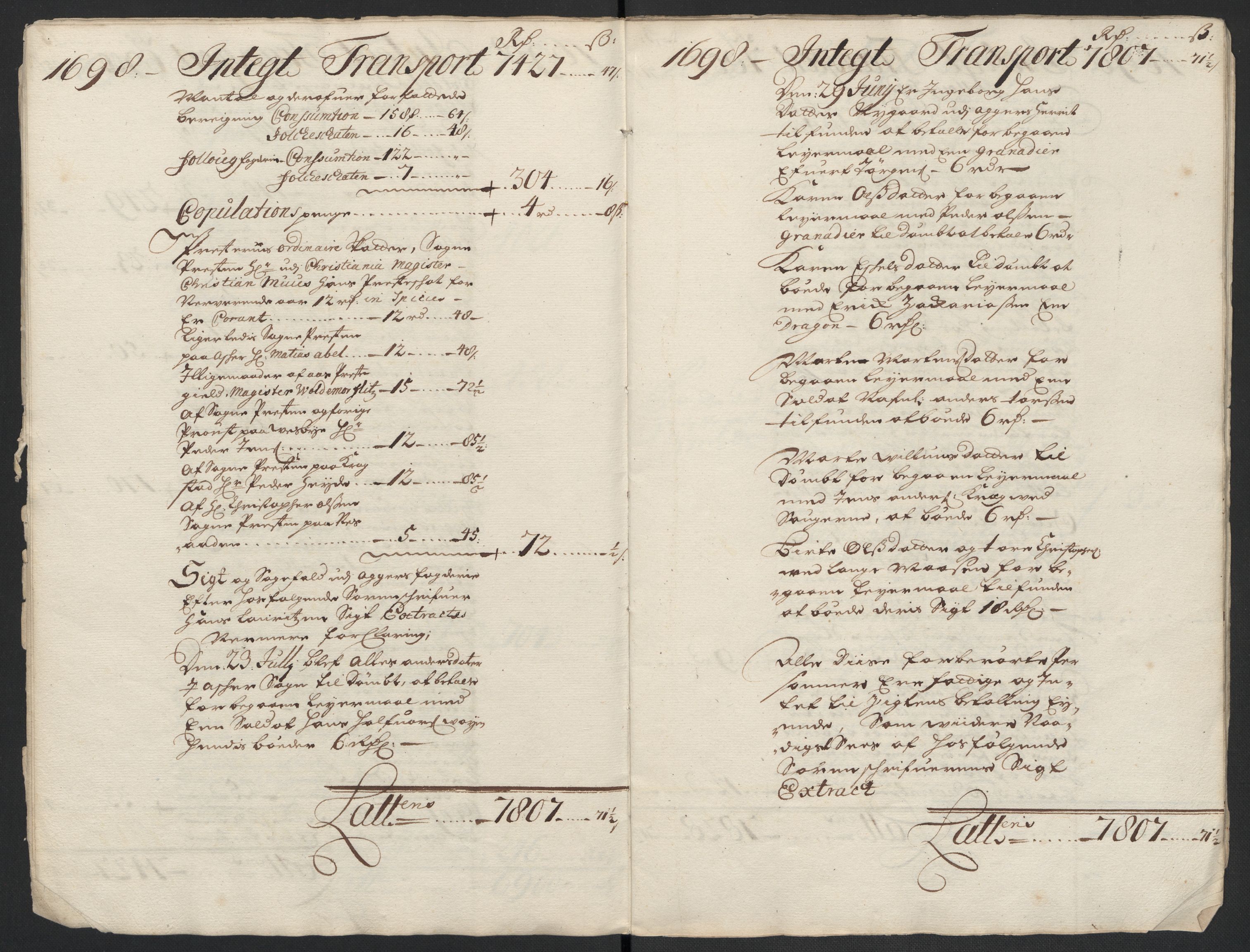 Rentekammeret inntil 1814, Reviderte regnskaper, Fogderegnskap, AV/RA-EA-4092/R10/L0441: Fogderegnskap Aker og Follo, 1698, s. 8