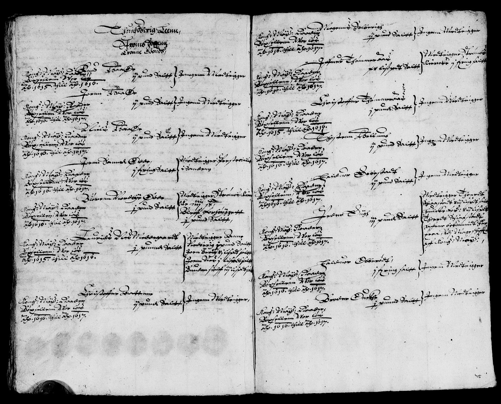 Rentekammeret inntil 1814, Reviderte regnskaper, Lensregnskaper, AV/RA-EA-5023/R/Rb/Rba/L0041: Akershus len, 1616-1618