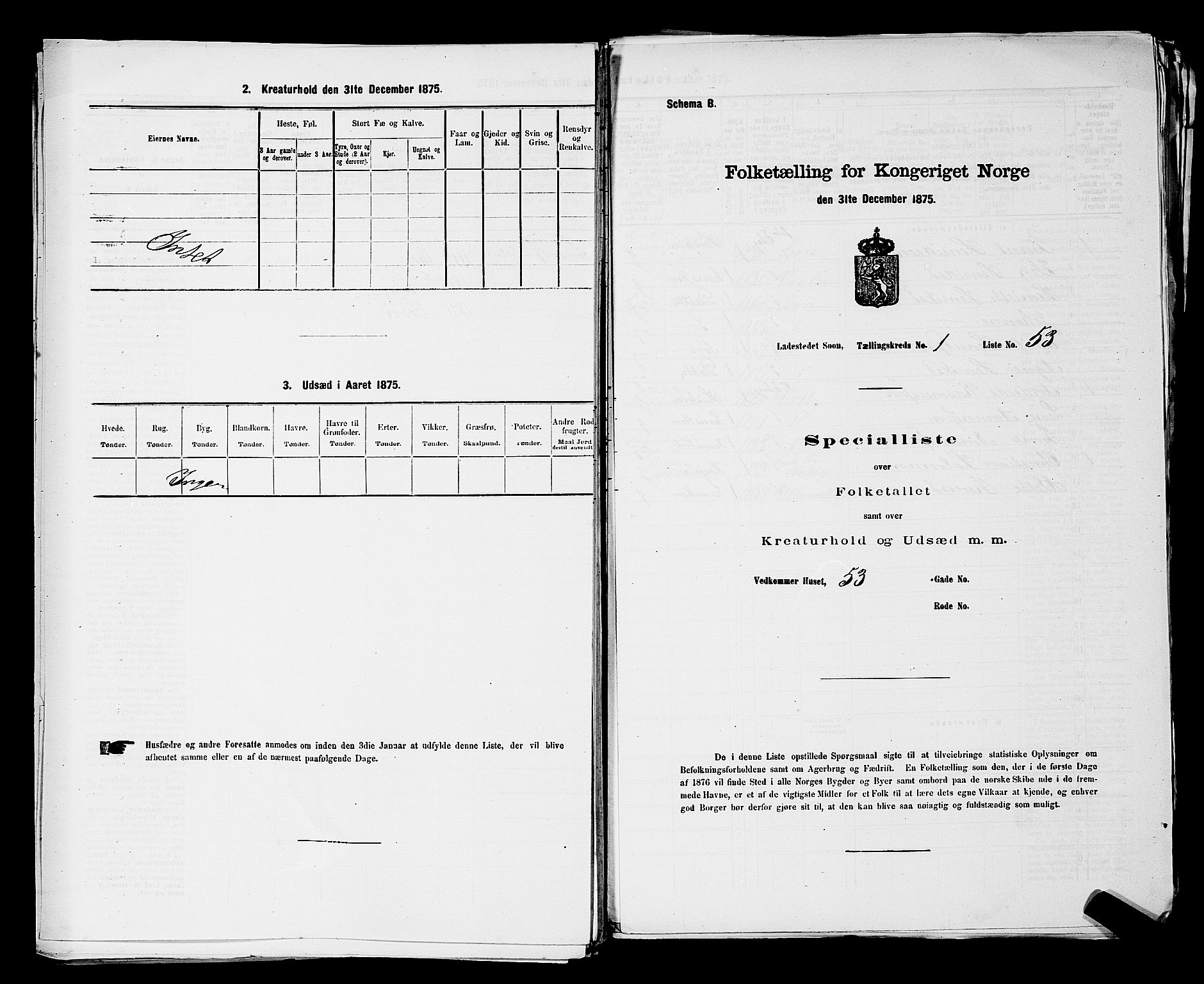 RA, Folketelling 1875 for 0201B Vestby prestegjeld, Son ladested, 1875, s. 114