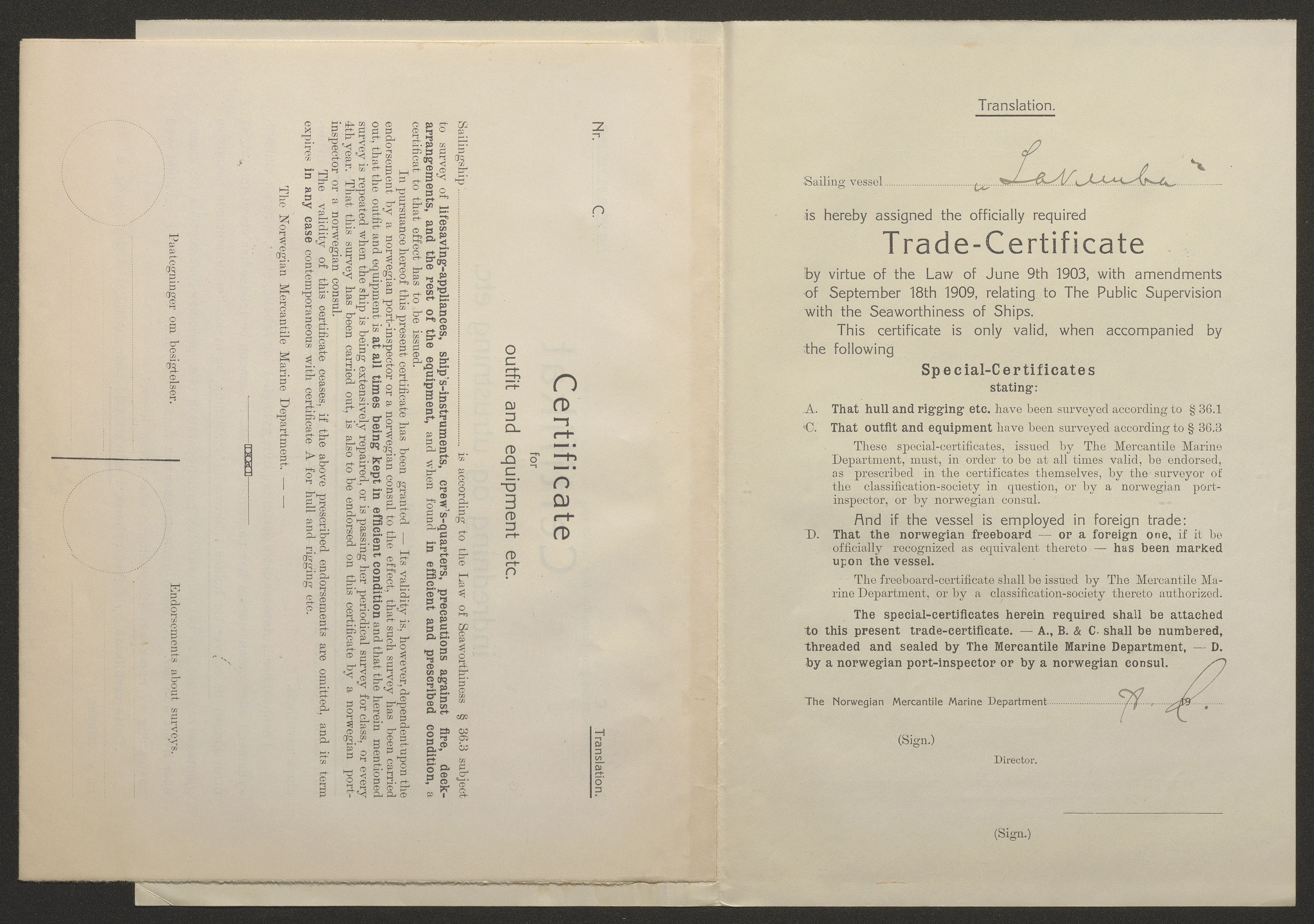 Sjøfartsdirektoratet med forløpere, skipsmapper slettede skip, AV/RA-S-4998/F/Fa/L0638: --, 1866-1933, s. 22